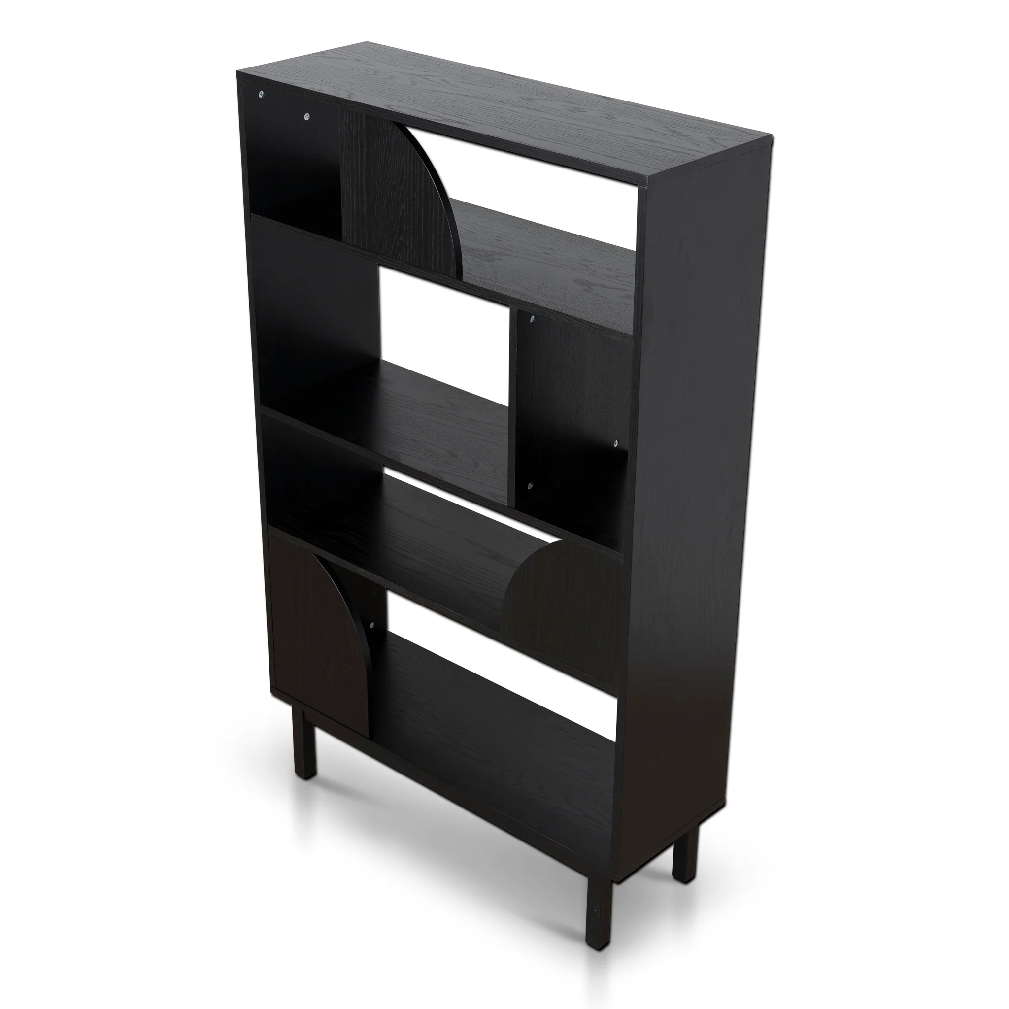 Adone 1.6m (H) Book Shelf - Full Black - Image 8