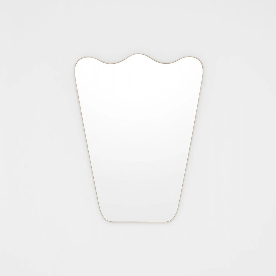 Agnella Scalloped Crown Mirror - Image 9