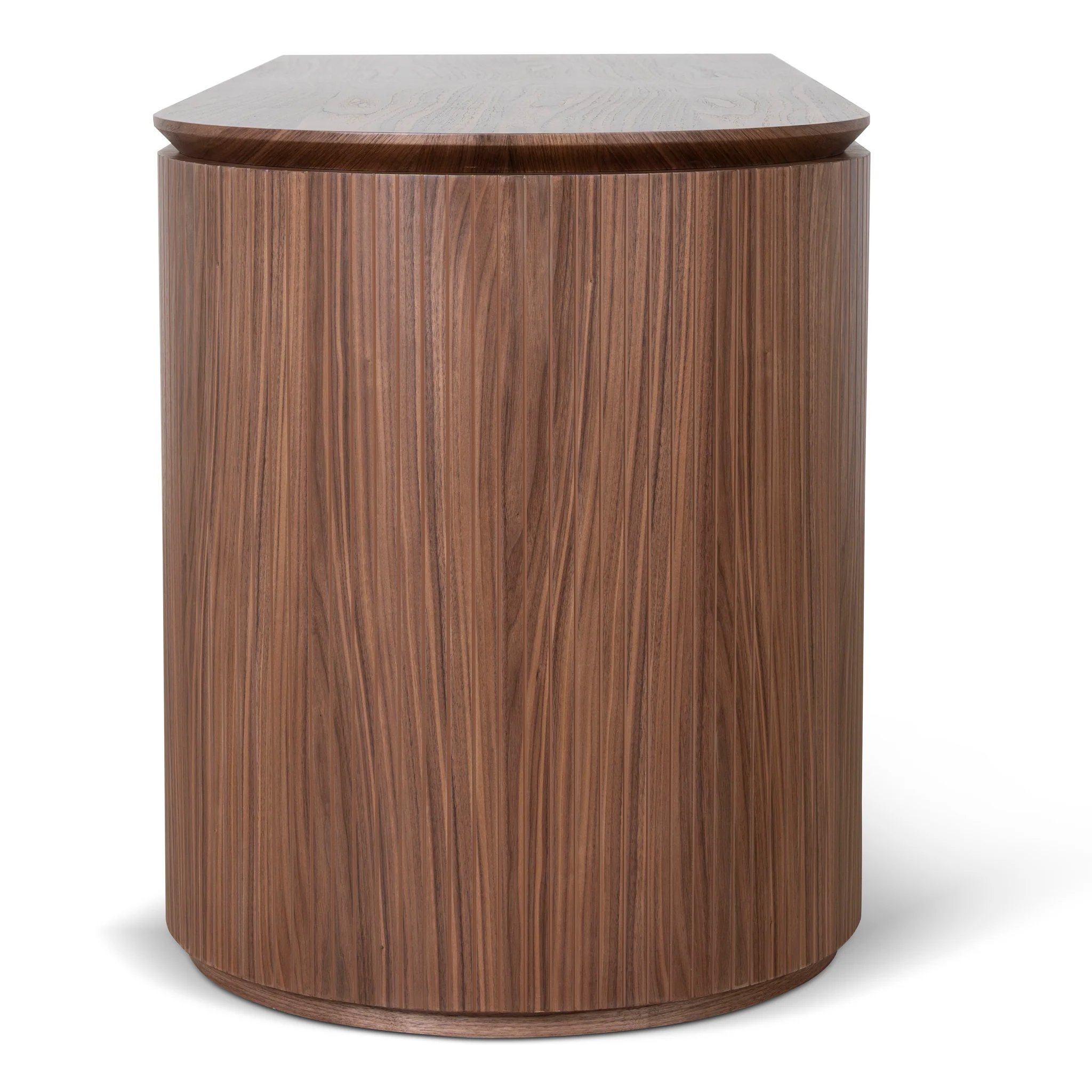 Albina 1.77m Left Drawer Office Desk - Walnut - Image 5