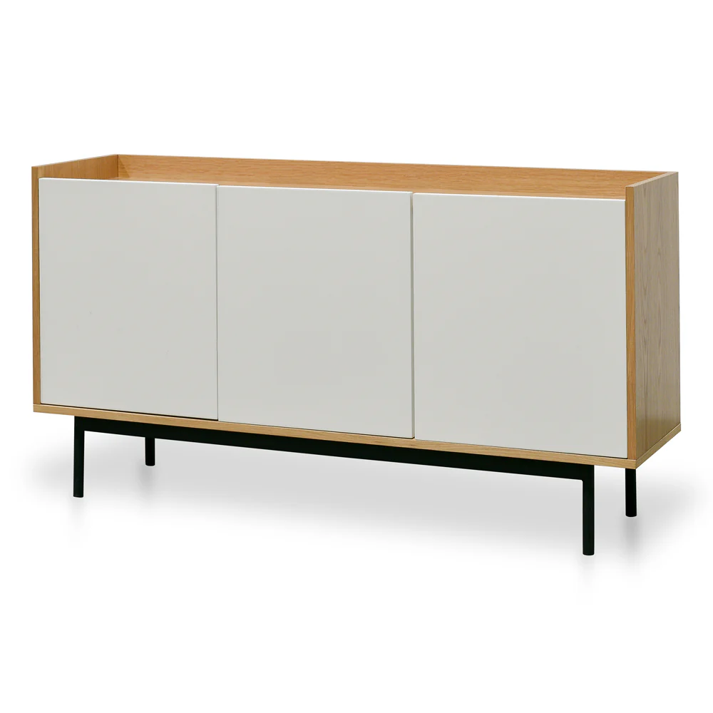 Alenzo Sideboard and Buffet - White and Natural