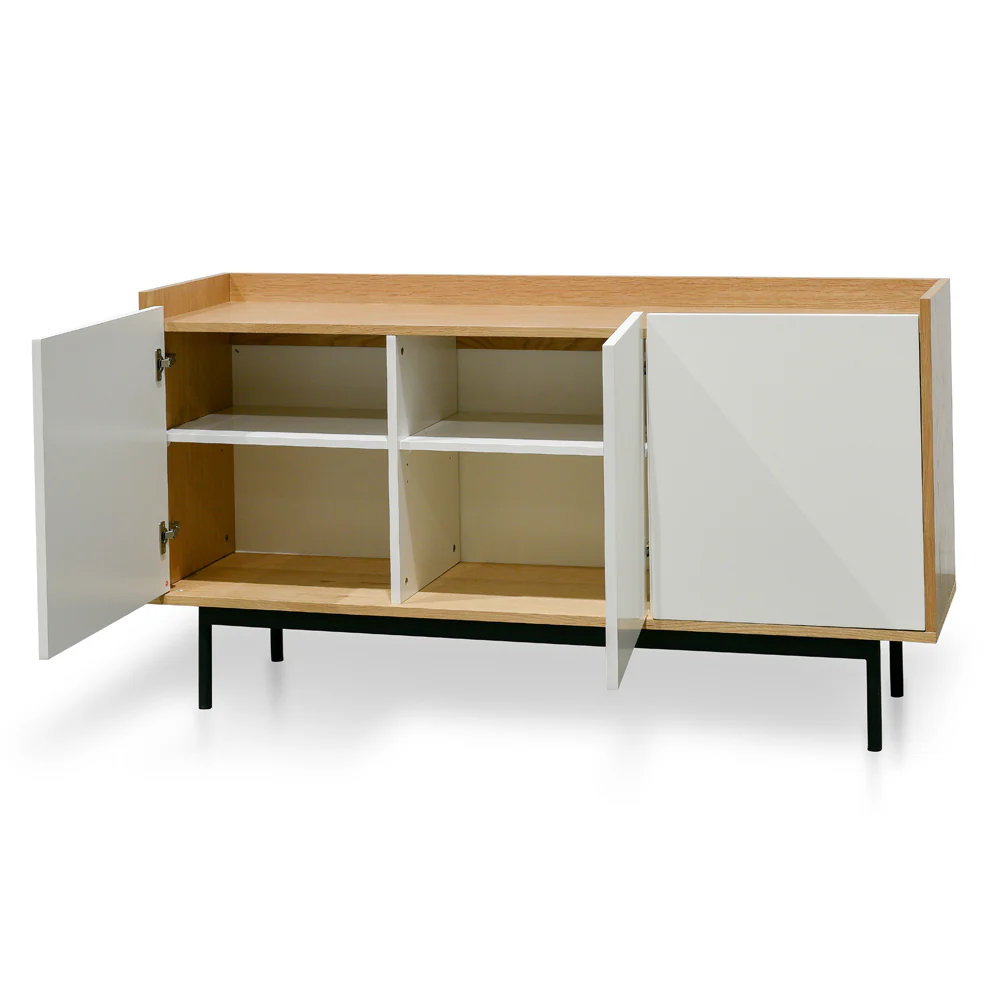 Alenzo Sideboard and Buffet - White and Natural - Image 6