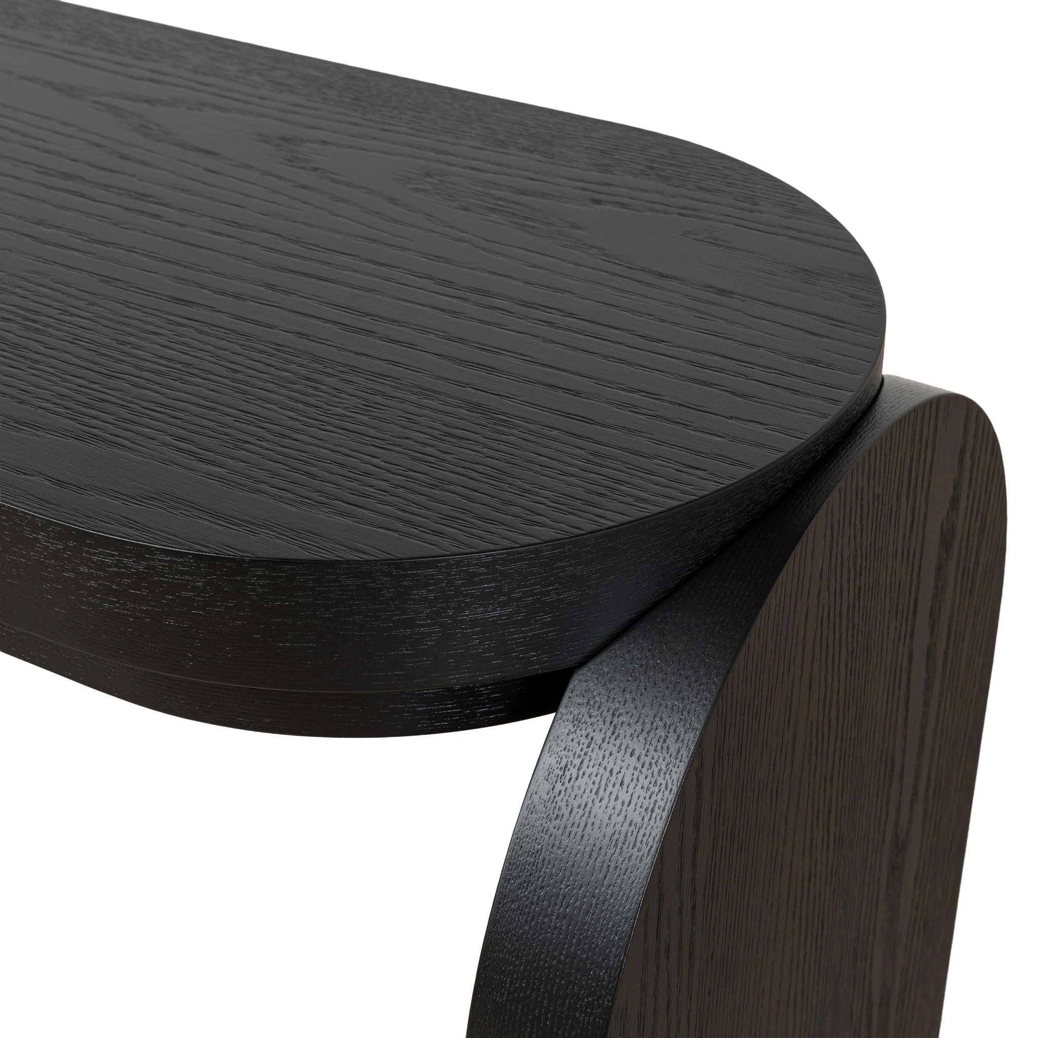 Alisha 1.7m Console Table - Textured Espresso Black - Image 8