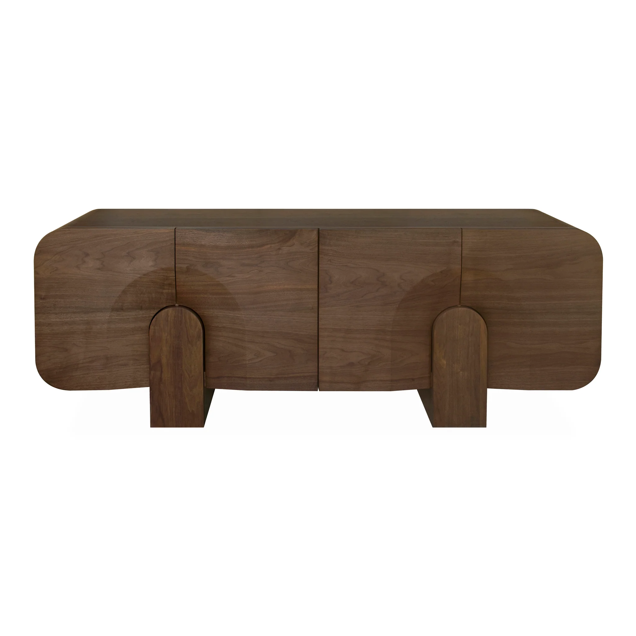 Alisha 2.1m Buffet Unit - Light Walnut - Image 2