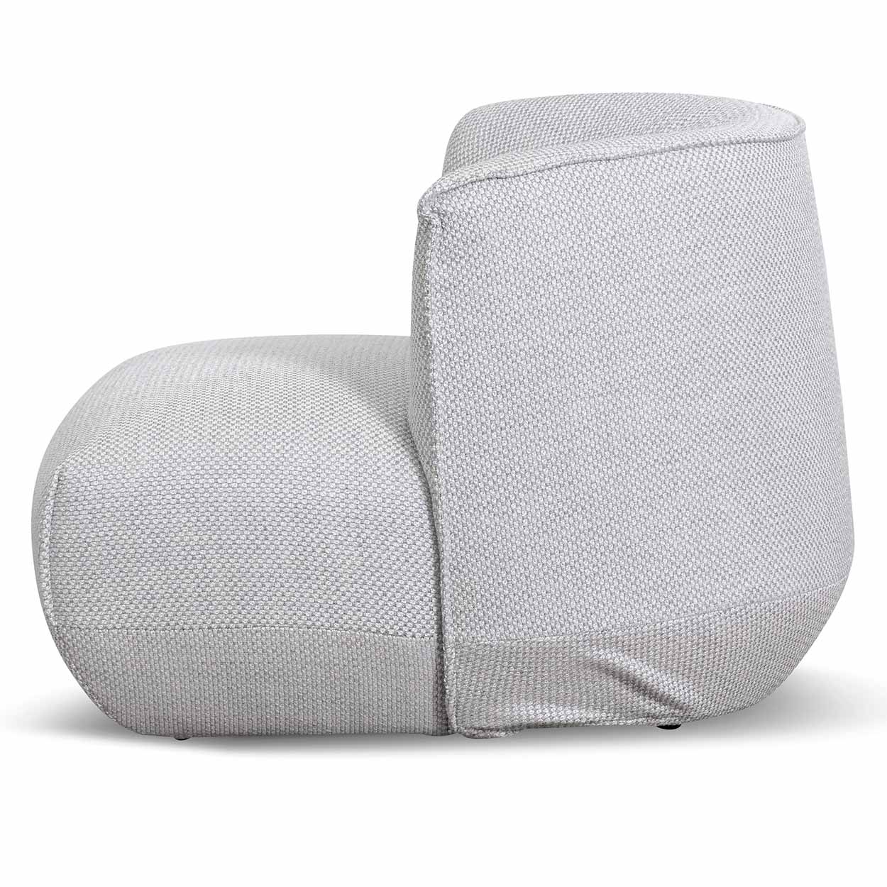 Alita Fabric Lounge Chair - Passive Grey - Image 5