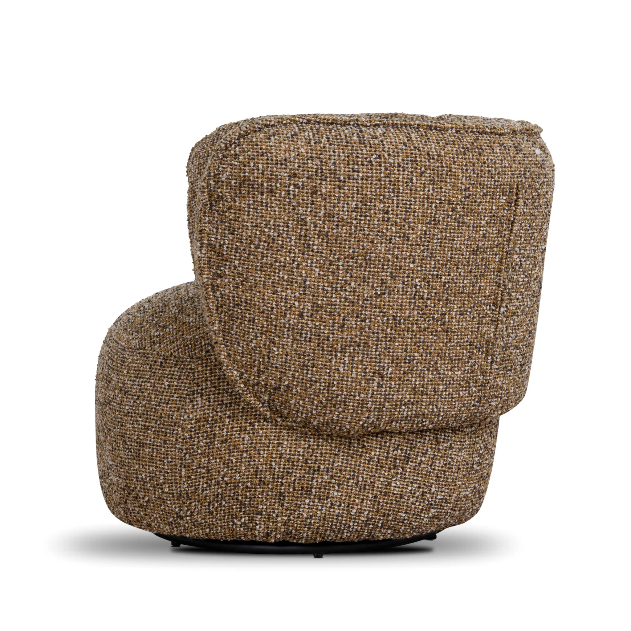 Amara Swivel Armchair - Golden Mustard - Image 3