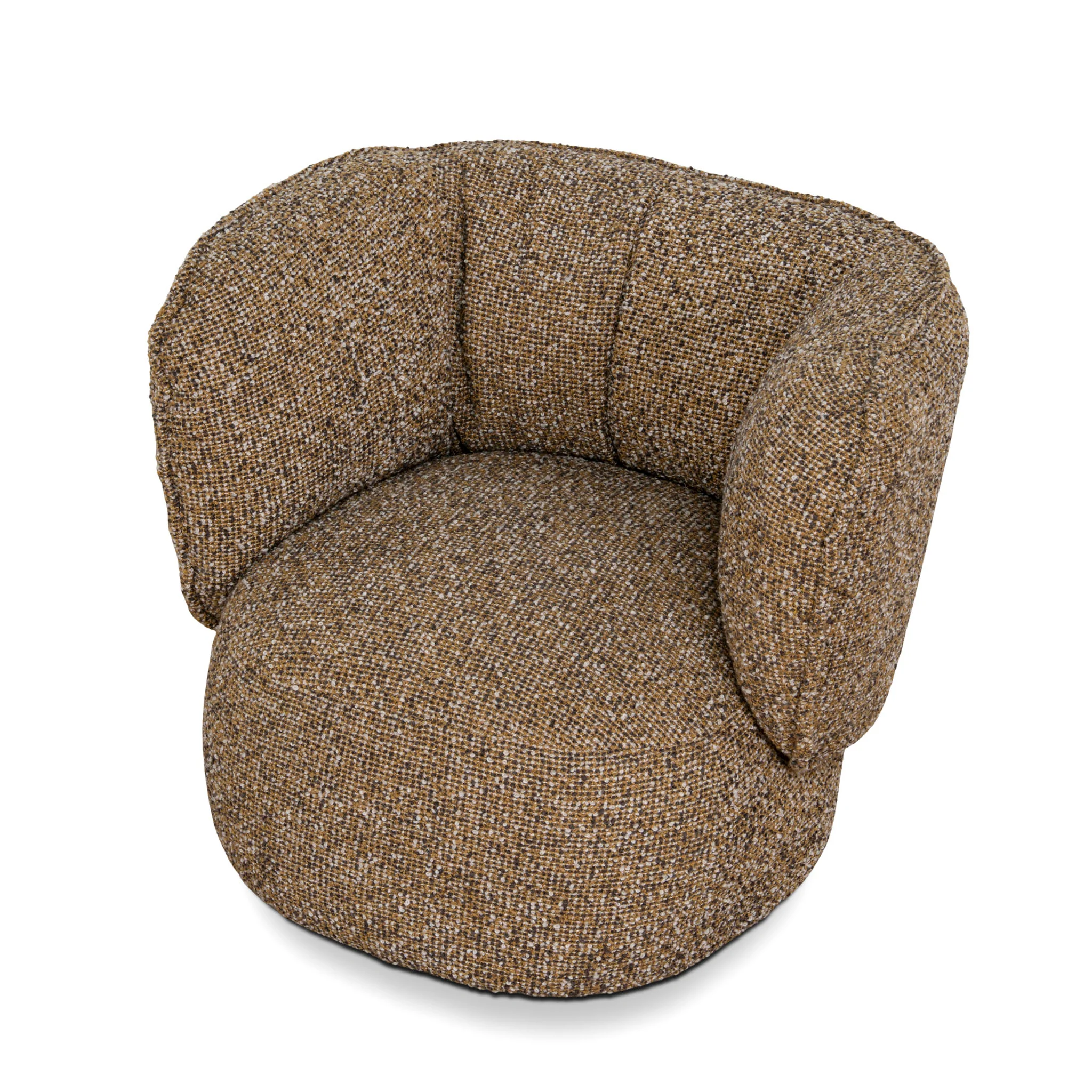 Amara Swivel Armchair - Golden Mustard - Image 6