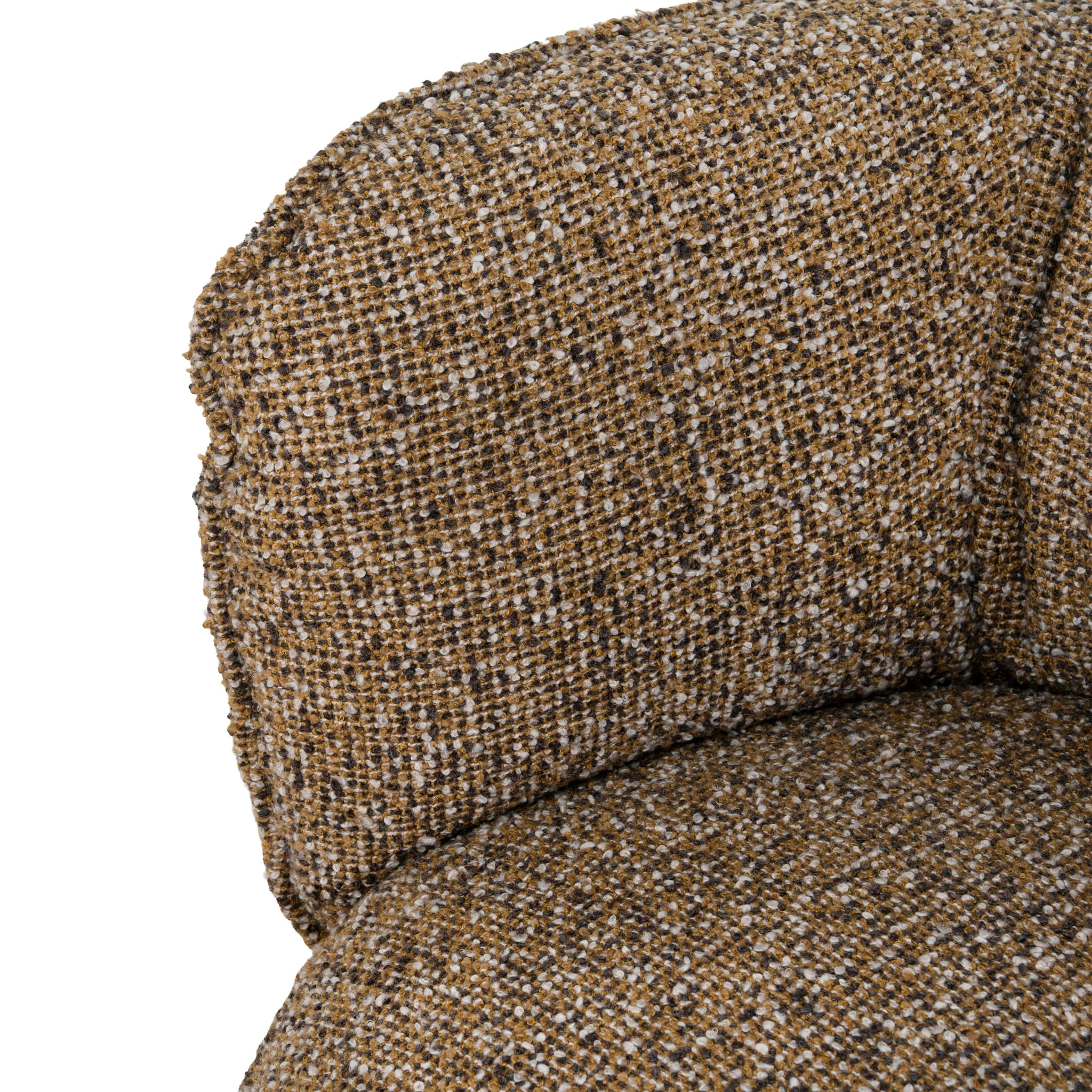 Amara Swivel Armchair - Golden Mustard - Image 7