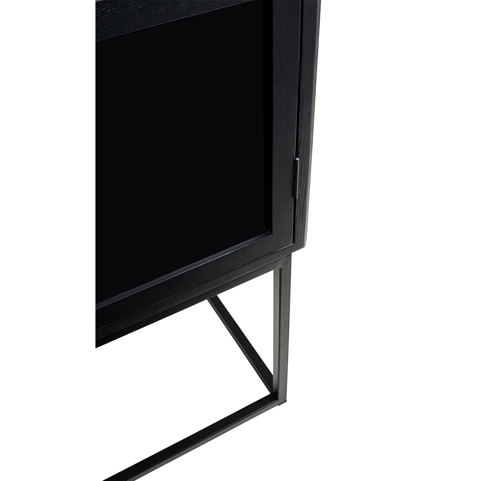Ana Timber Cabinet - Black - Image 4