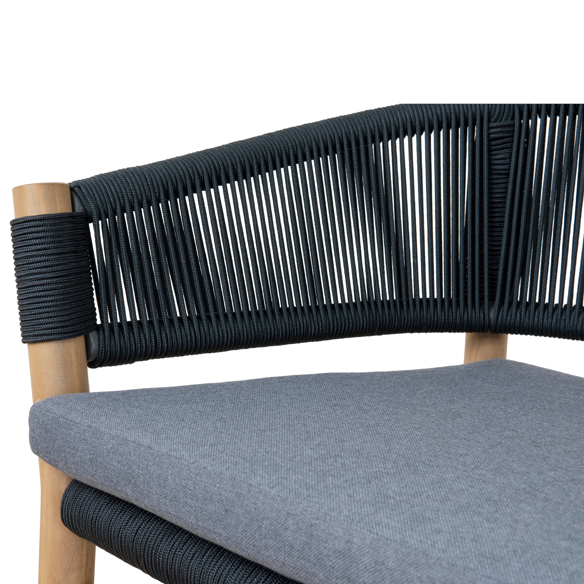 Andor Outdoor Dining Chair - Royal Anthracite - Image 15