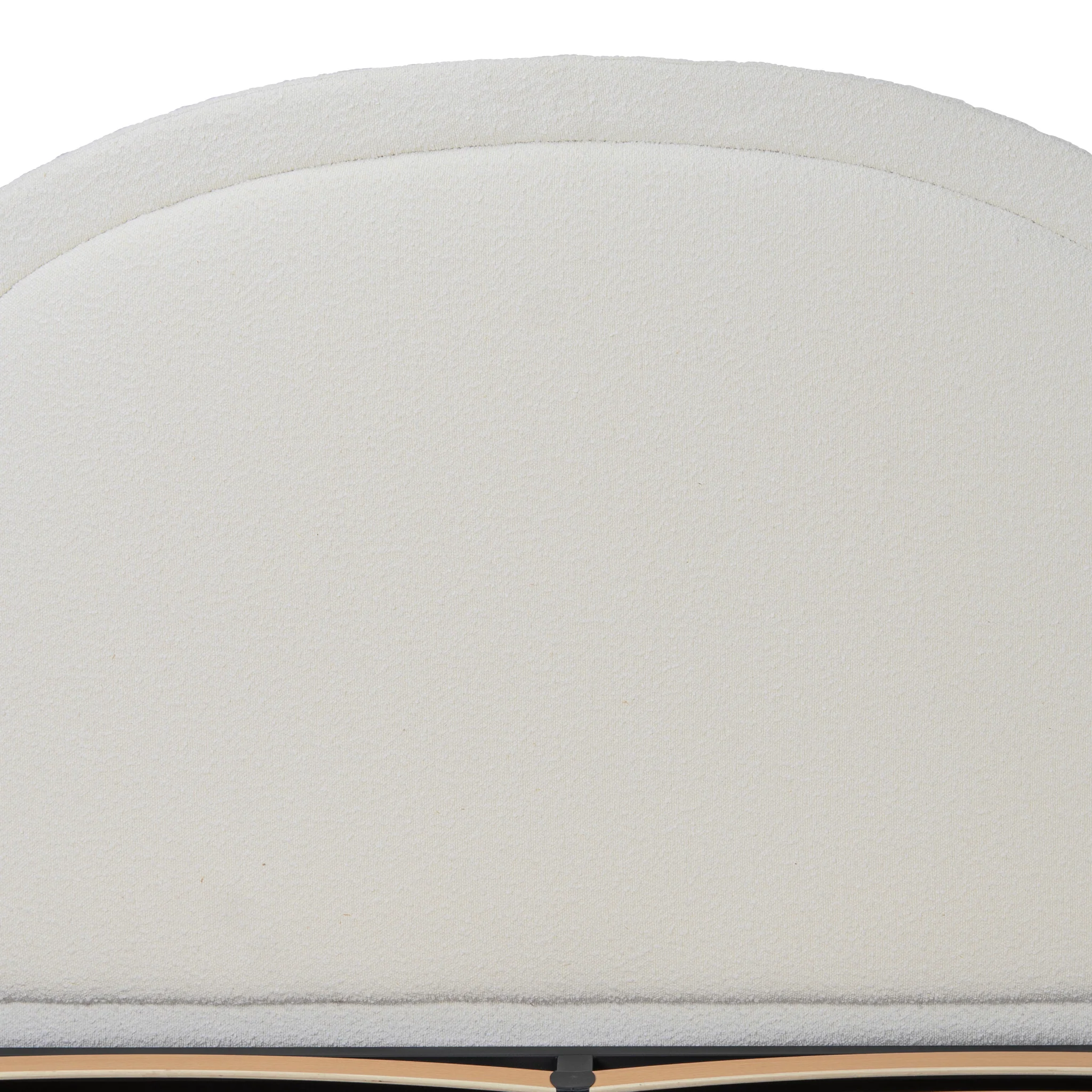 Antoni King Bed Frame - Antique White Boucle with Storage - Image 19