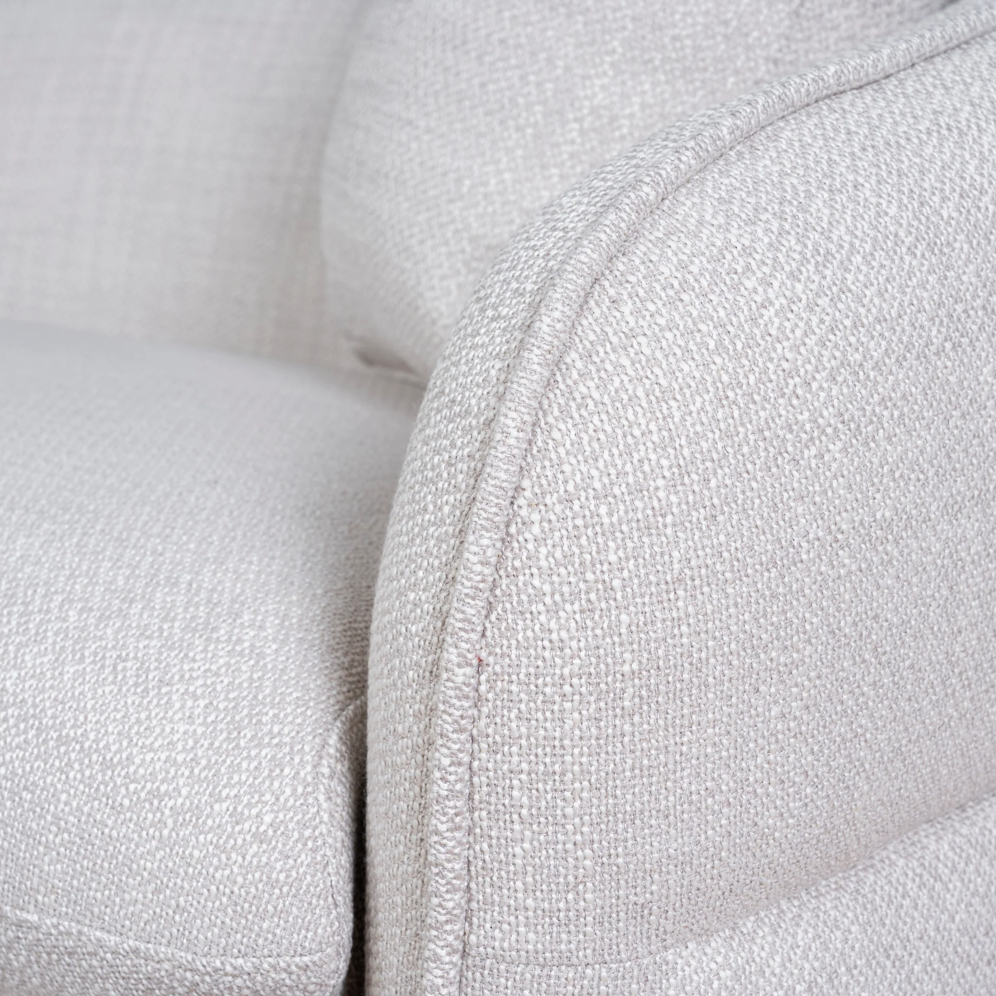 Aria 3 Seater Sofa - Taupe Beige - Image 11