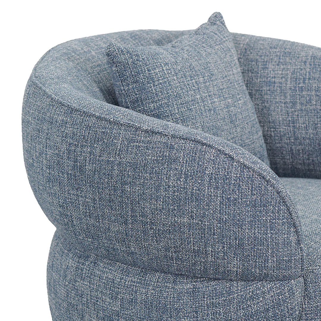 Arima Swivel Armchair - Moss Blue - Image 10