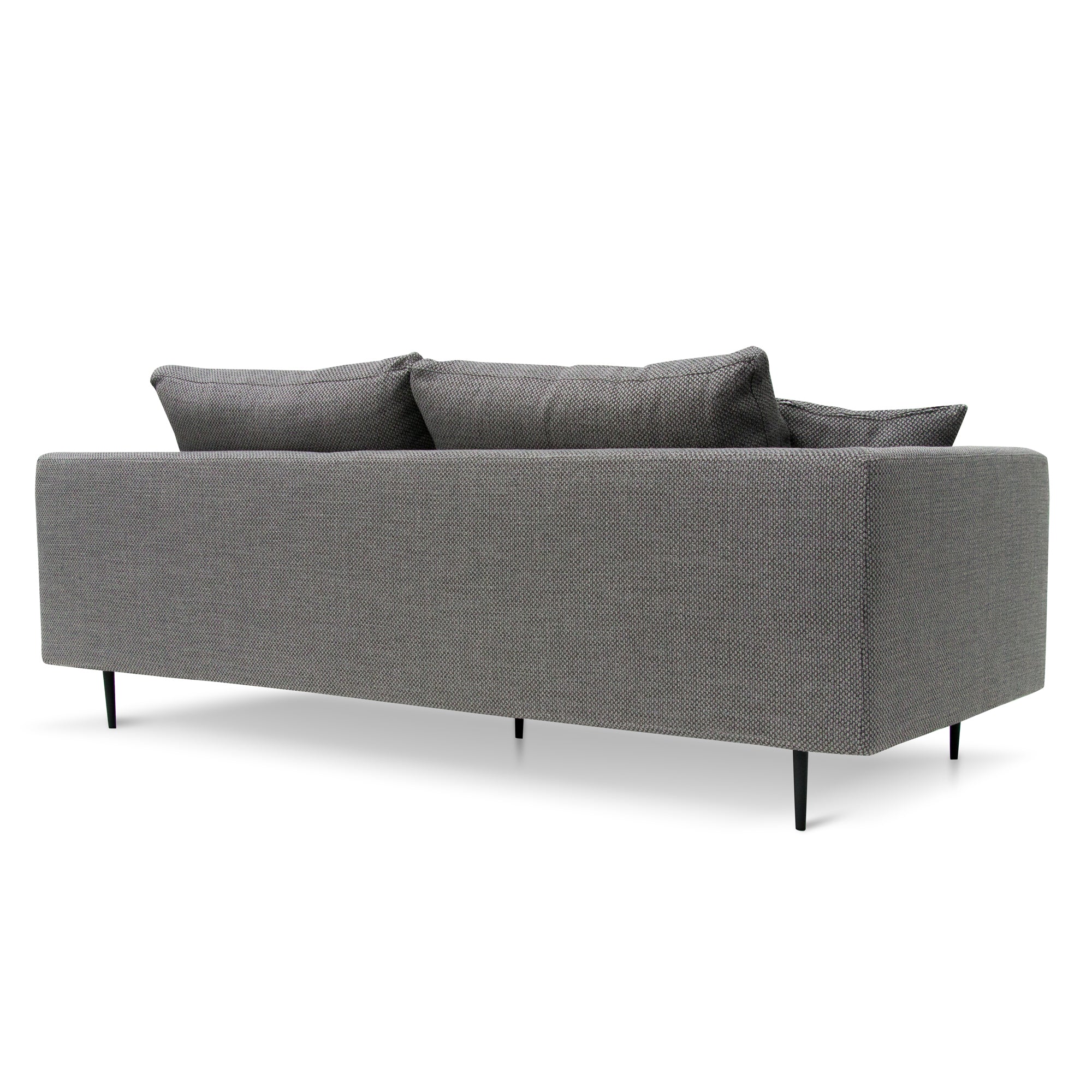 Arlette 4 Seater Fabric Sofa - Noble Grey - Image 11
