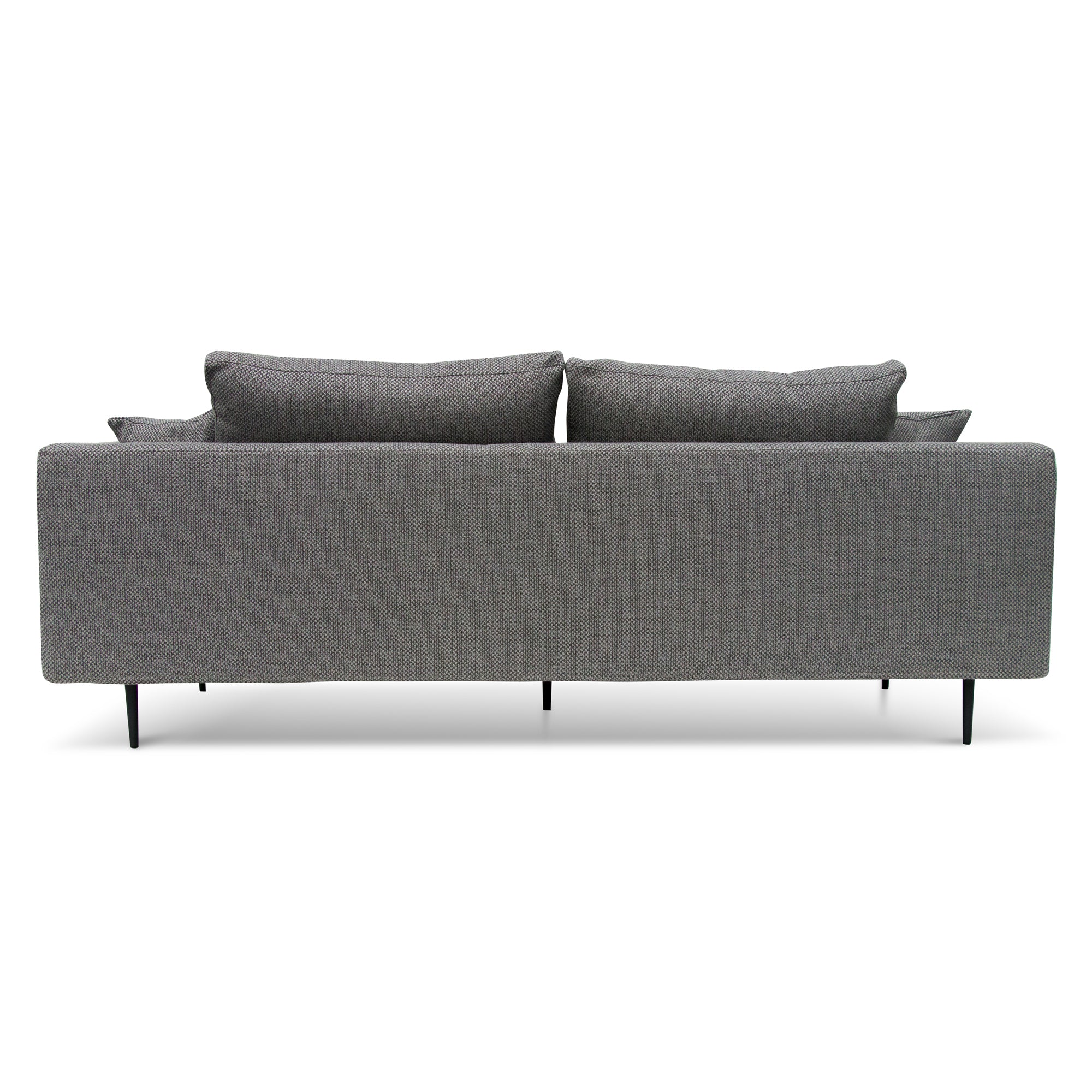 Arlette 4 Seater Fabric Sofa - Noble Grey - Image 9