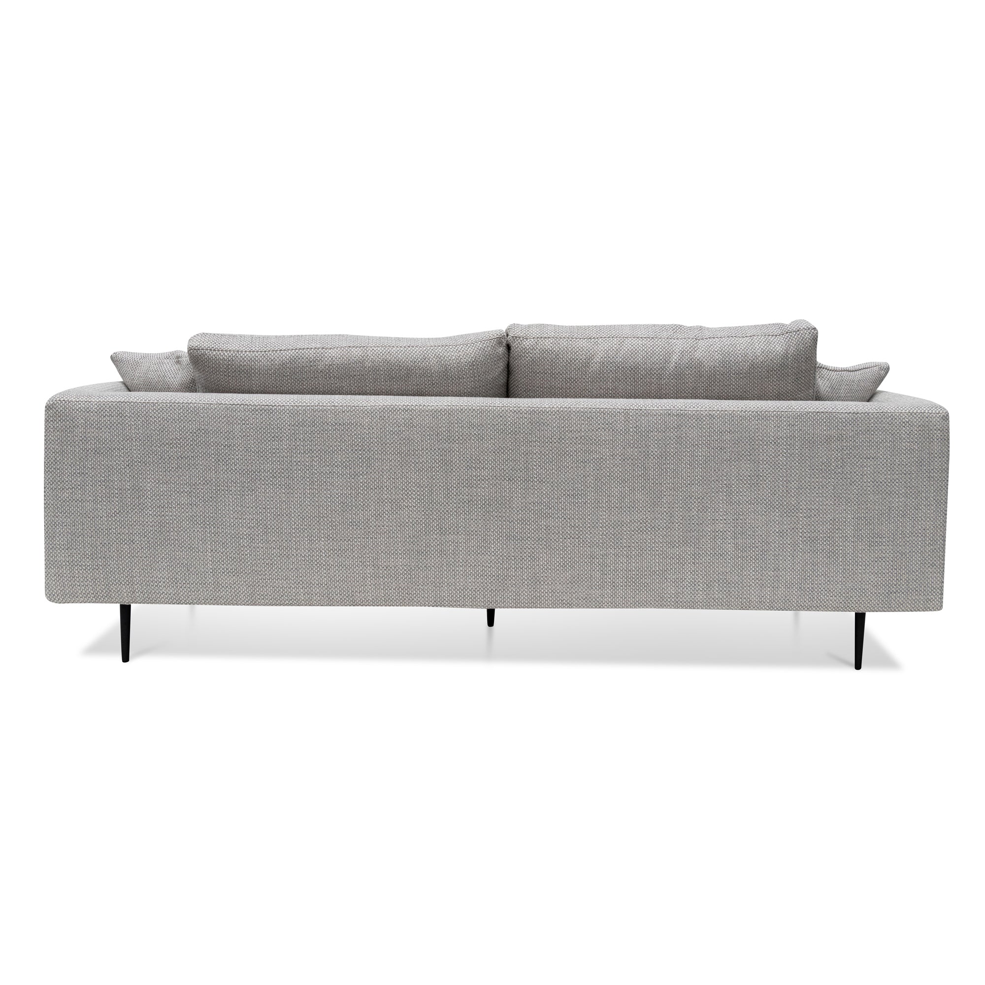 Arlette 4 Seater Fabric Sofa - Passive Grey - Image 6