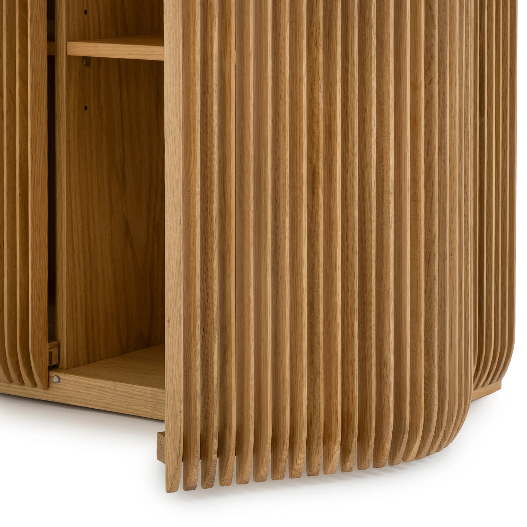 Arvena 1.35m (H) High Board Unit - Natural - Image 8