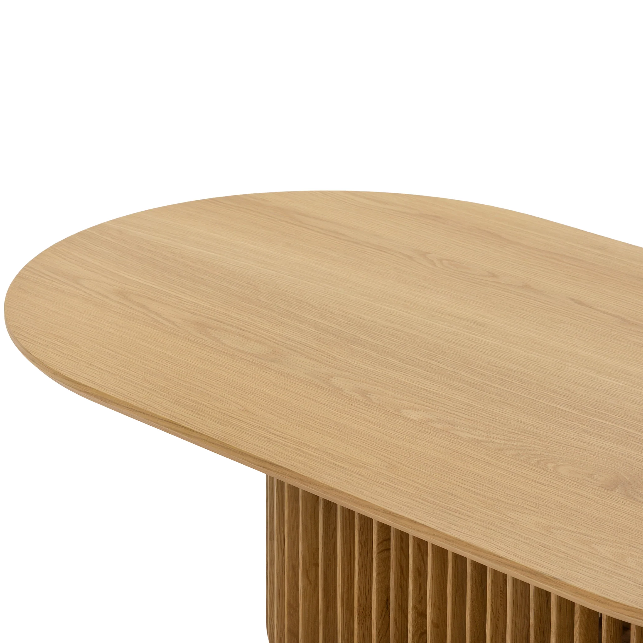 Arvena 1.3m Oval Coffee Table - Natural - Image 4