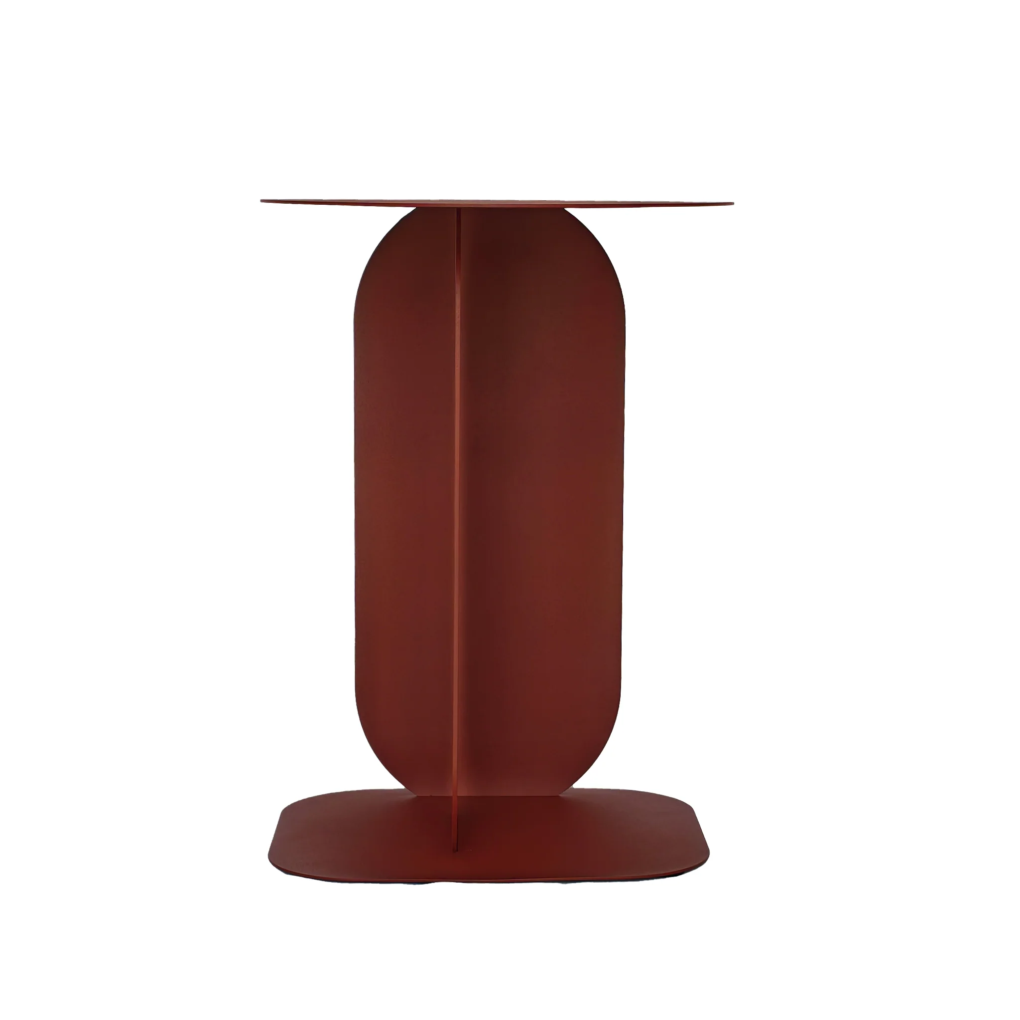 Aveline 45cm Side Table - Burgundy Red - Image 5