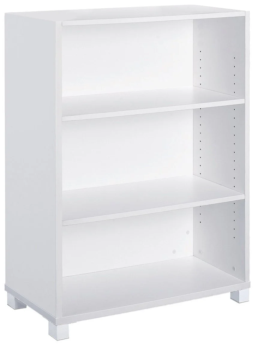Axis 3 Tier Bookcase Storage - White