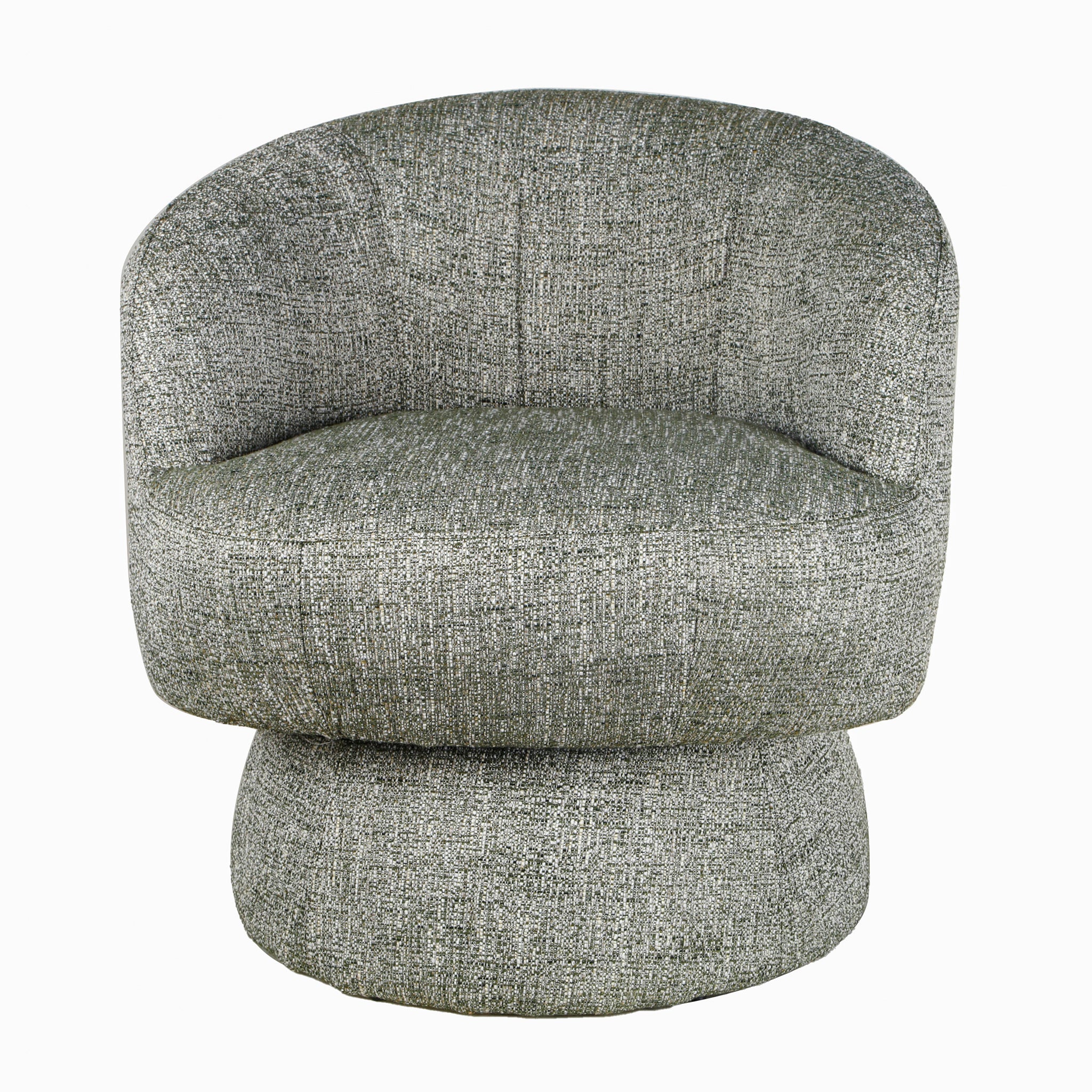 Babin Swivel Armchair - Spring Green - Image 2