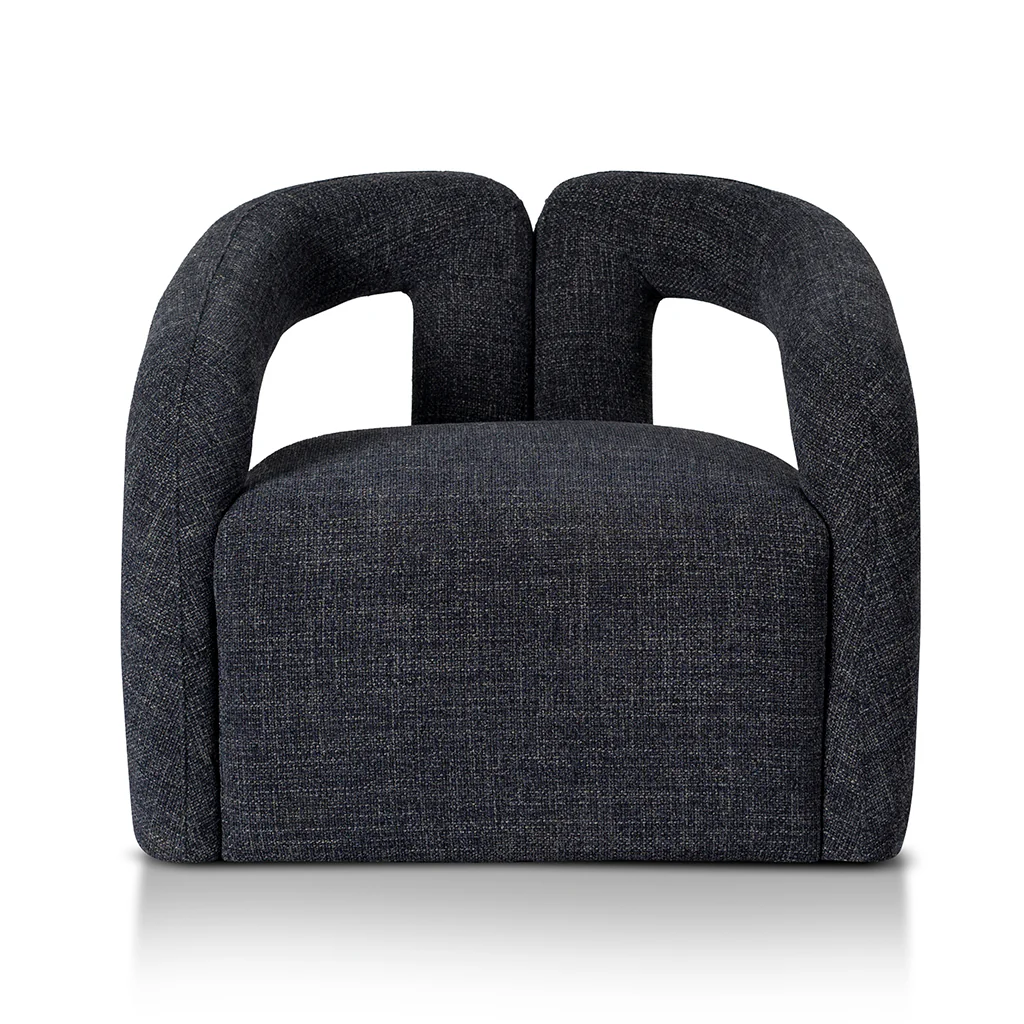 Barta Armchair - Moss Navy - Image 2