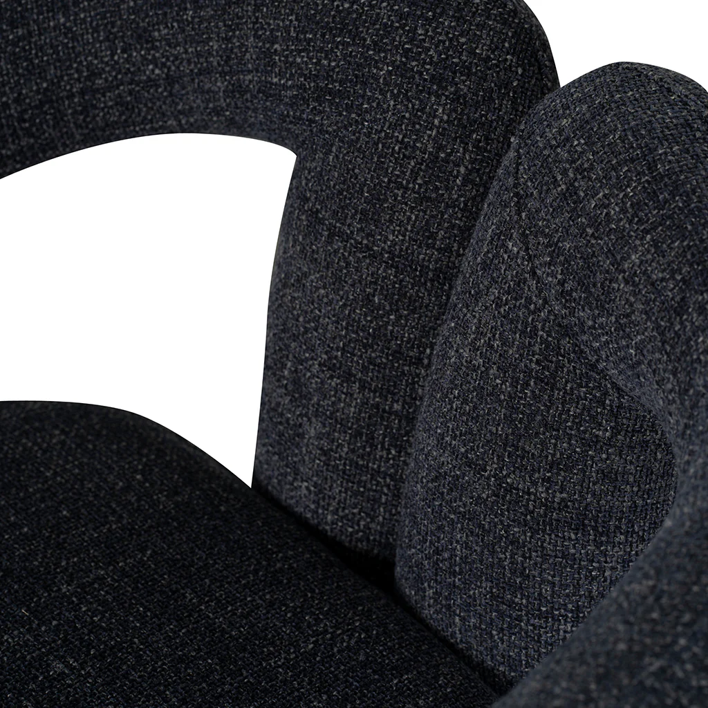 Barta Armchair - Moss Navy - Image 5