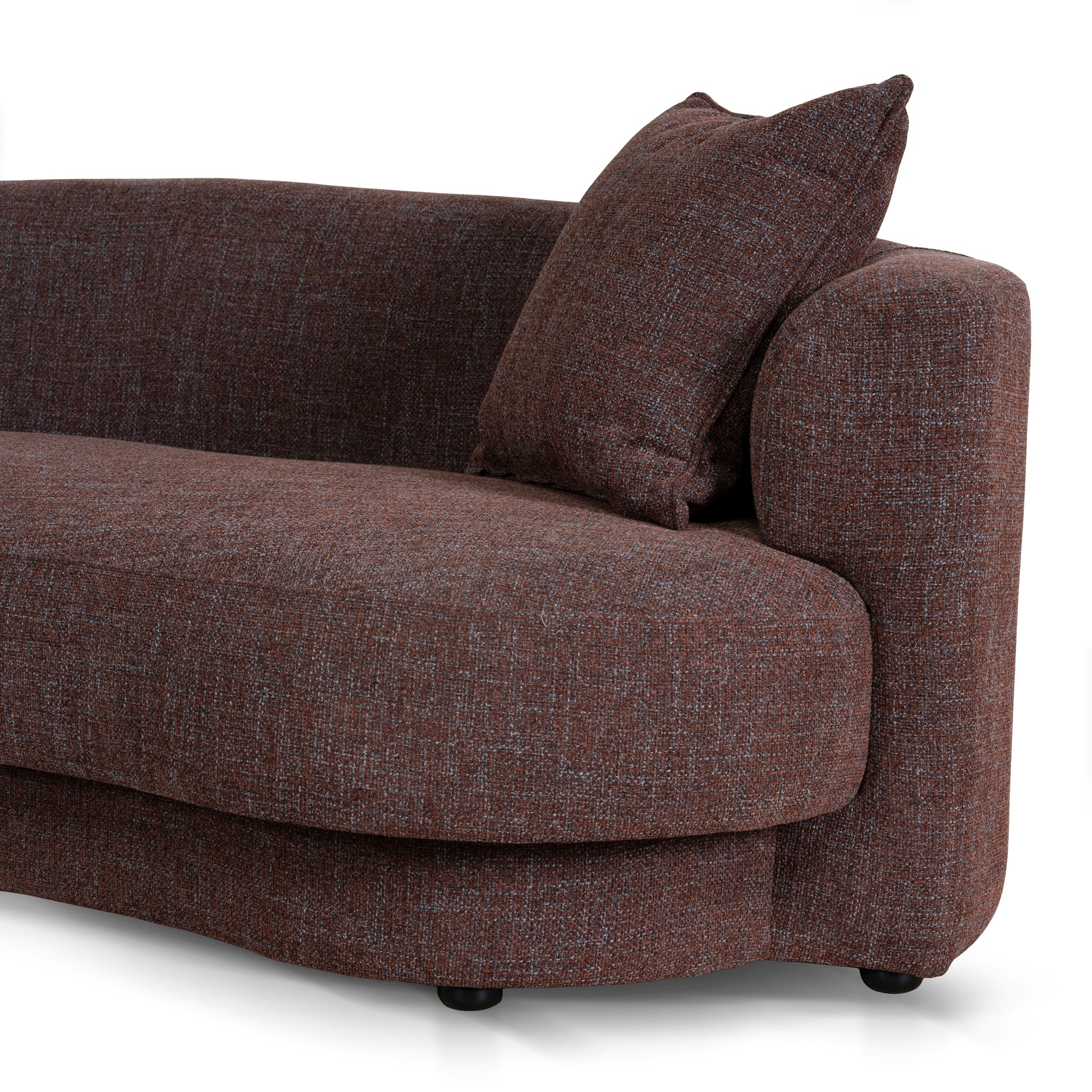 Bedisa 3 Seater Sofa - Moss Brown - Image 8