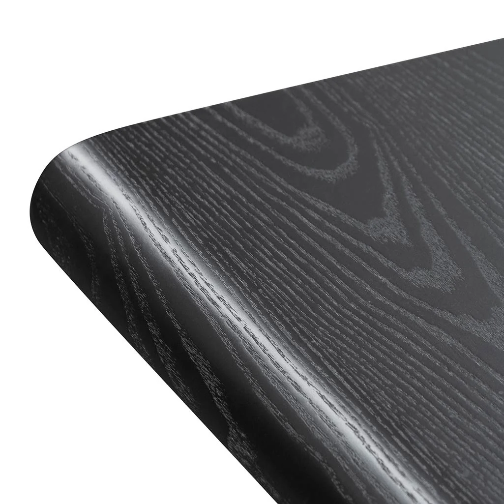 Belinda Wooden Home Office Desk - Full Black - Image 6