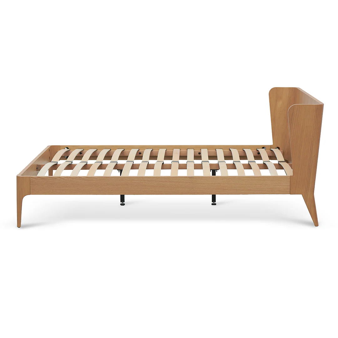 Belmont Queen Bed Frame - Natural Oak - Image 4