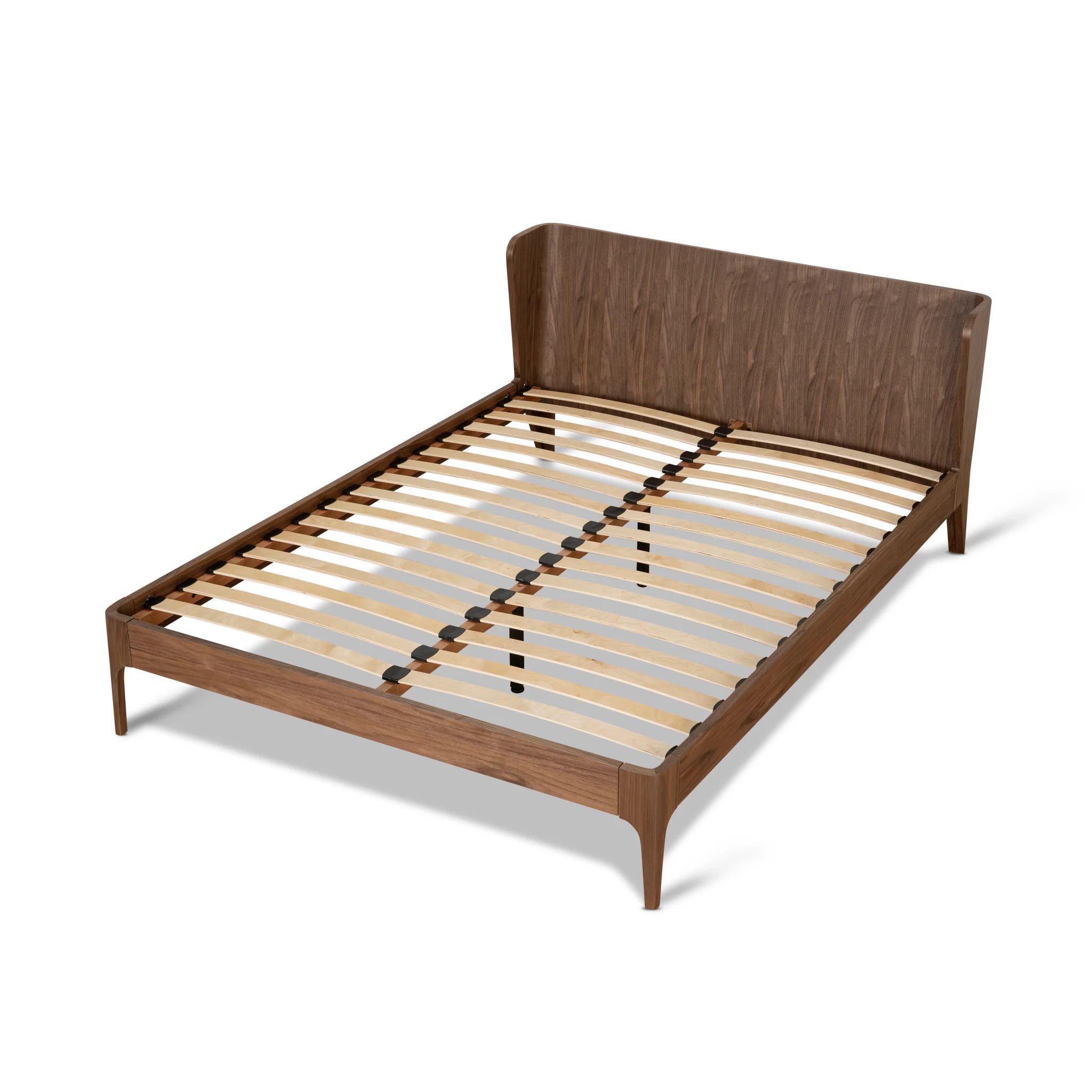 Belmont Queen Bed Frame - Walnut - Image 4