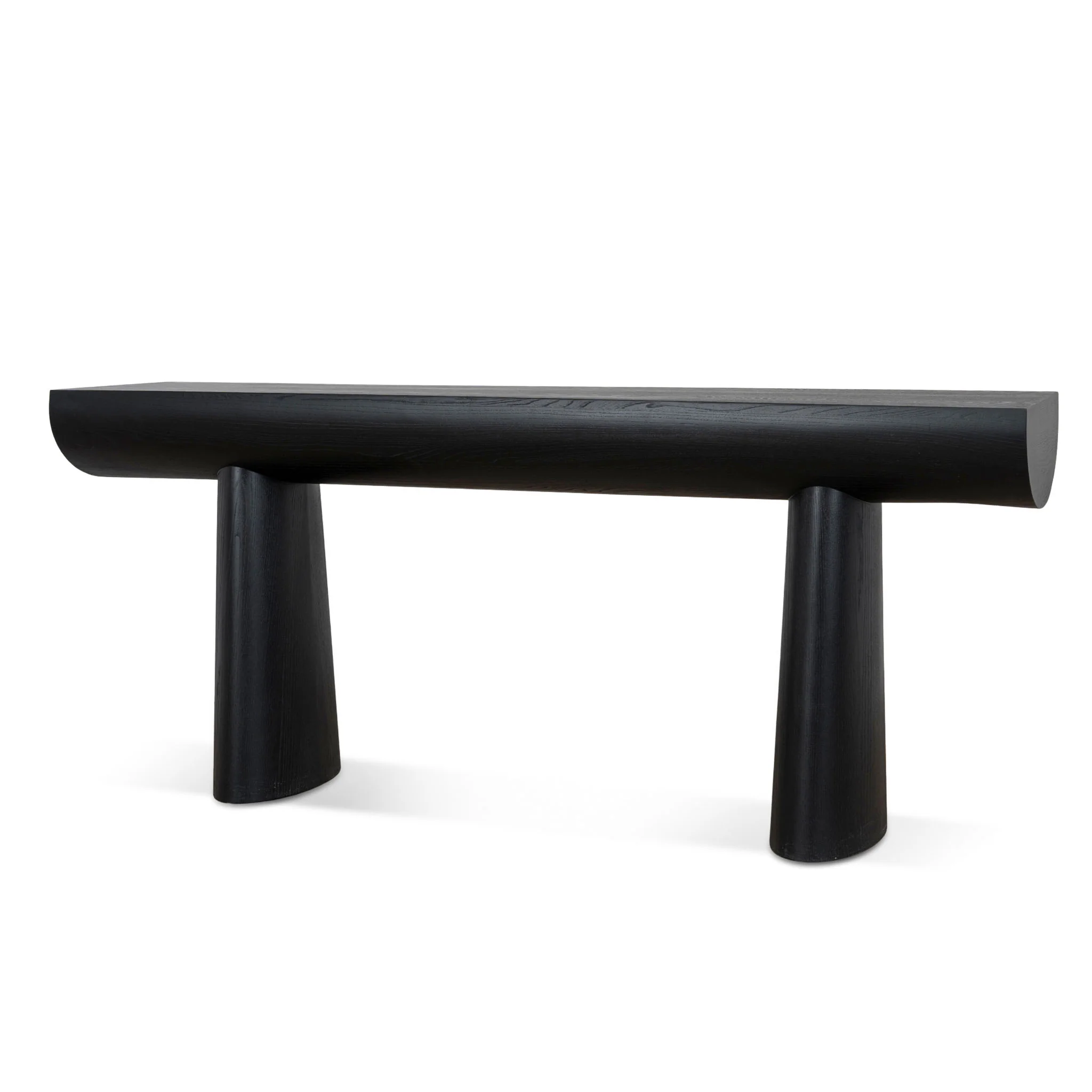 Bento 1.8m Elm Console Table - Full Black