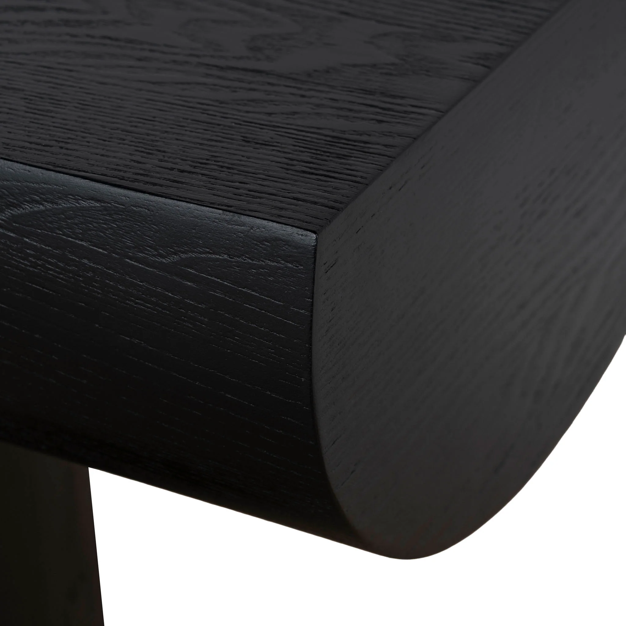 Bento 1.8m Elm Console Table - Full Black - Image 9