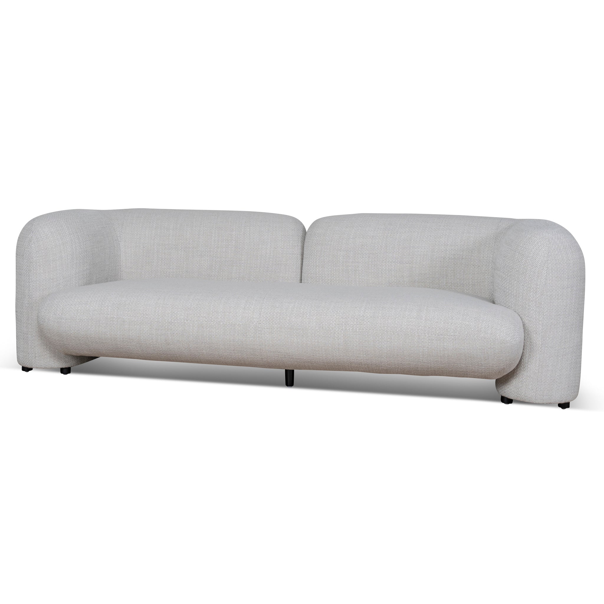 Berg 3 Seater Sofa - Beige Linen - Image 3