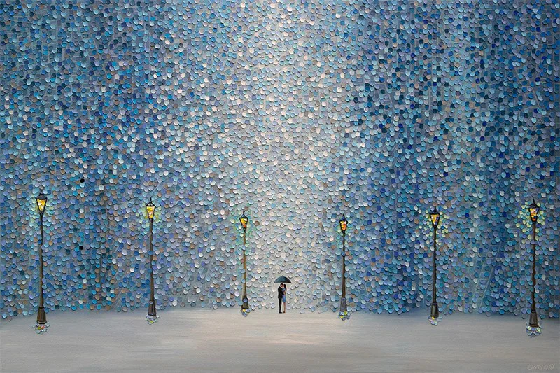 Kiss Under The Rain, By Ekaterina Ermilkina