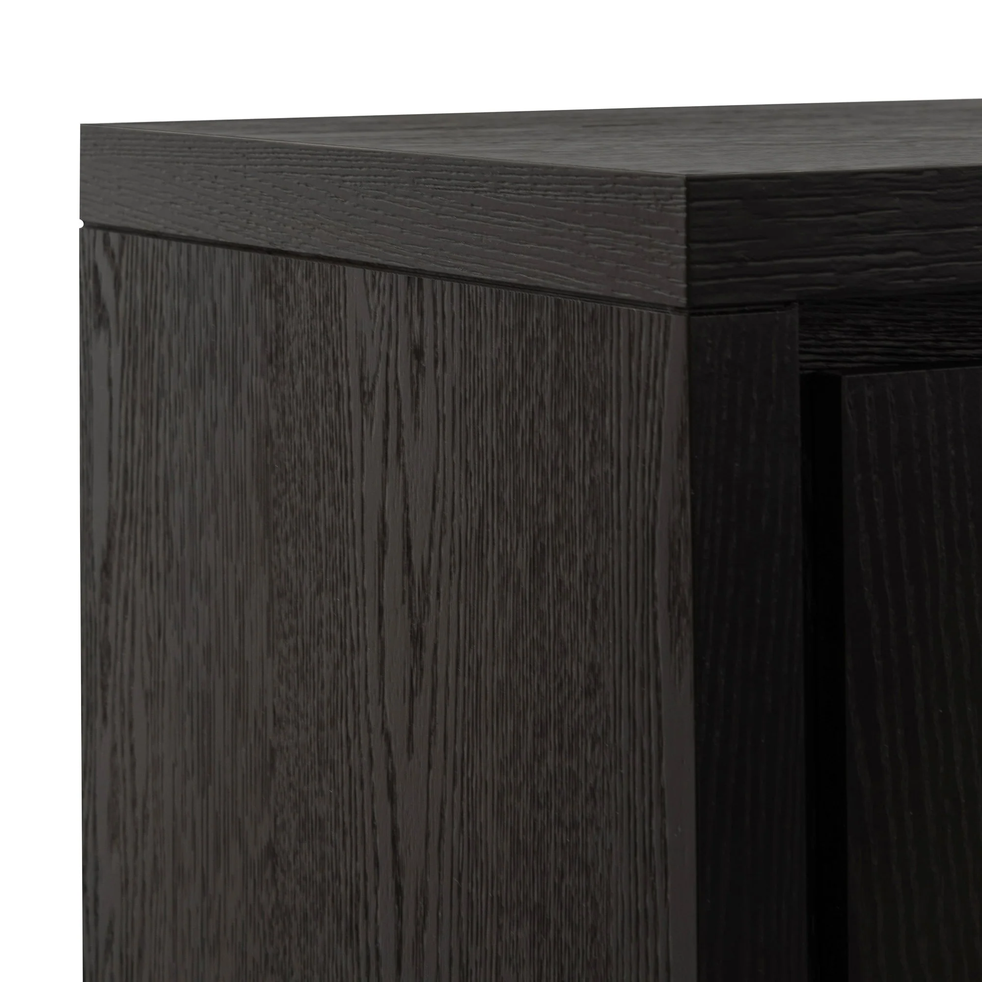 Bonnie 2m Wooden Buffet Unit - Textured Espresso Black - Image 7