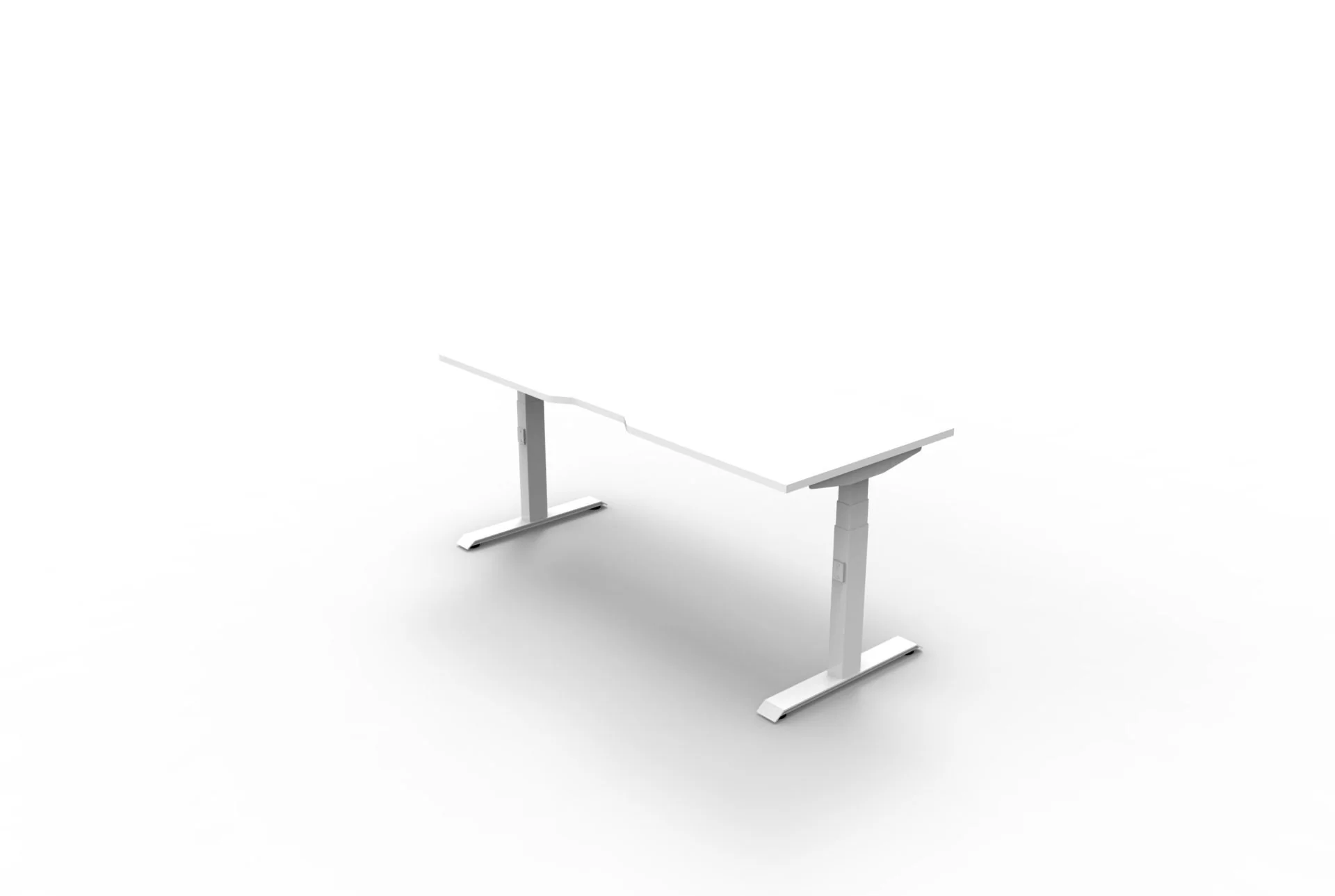 Boost Plus 1.8m Single Sided Workstation - White - Image 3