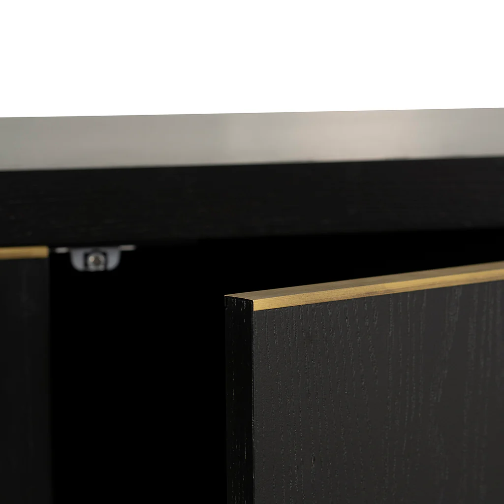 Boran 2m Buffet Unit - Textured Espresso Black - Image 13