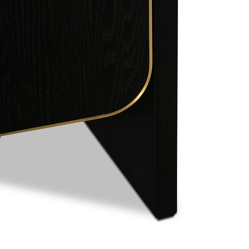 Boran 2m Buffet Unit - Textured Espresso Black - Image 14