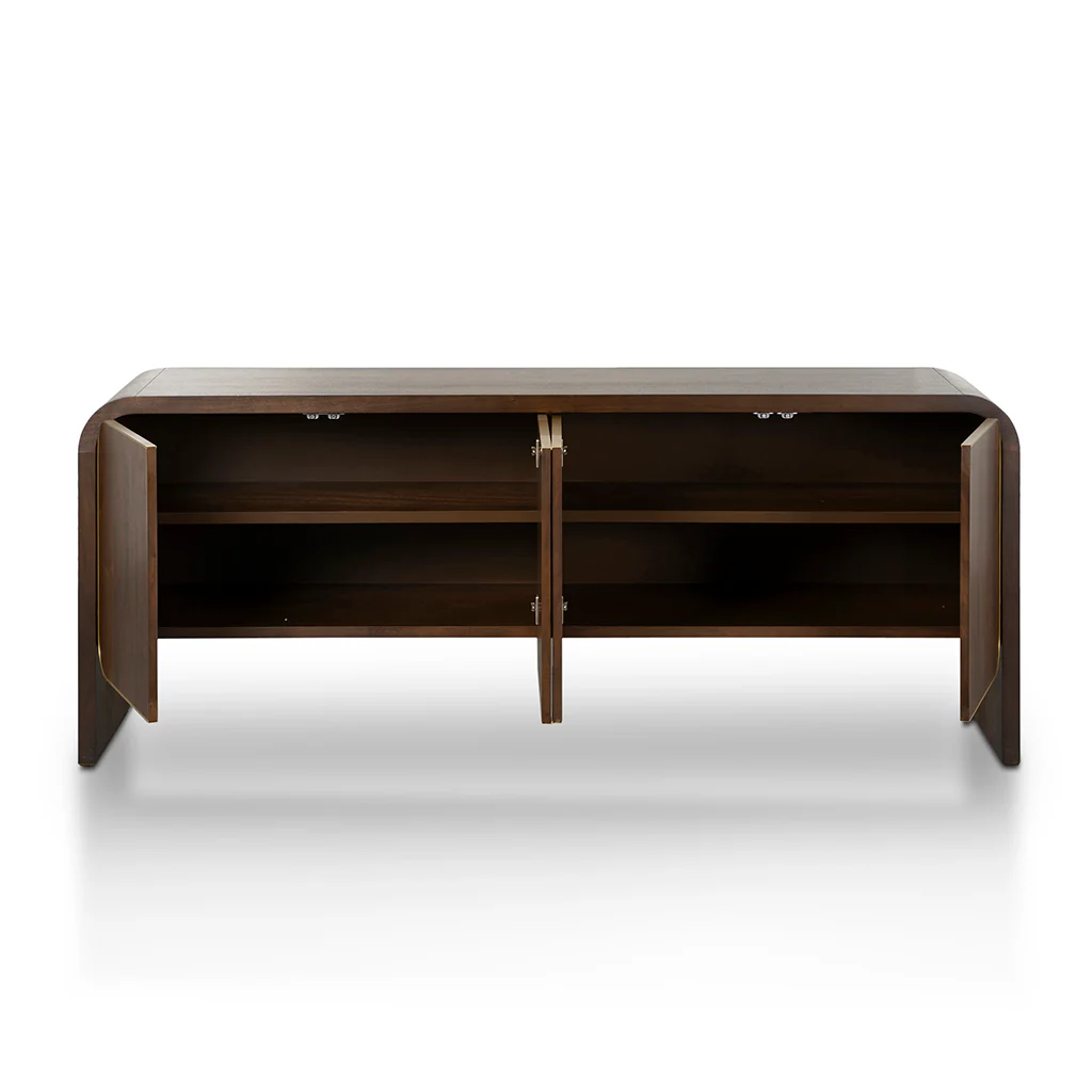 Boran 2m Buffet Unit - Walnut - Image 3
