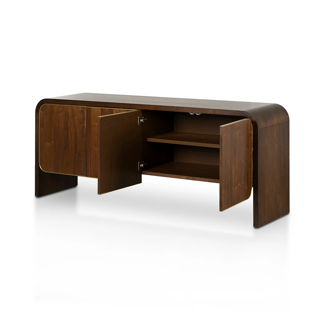 Boran 2m Buffet Unit - Walnut - Image 6