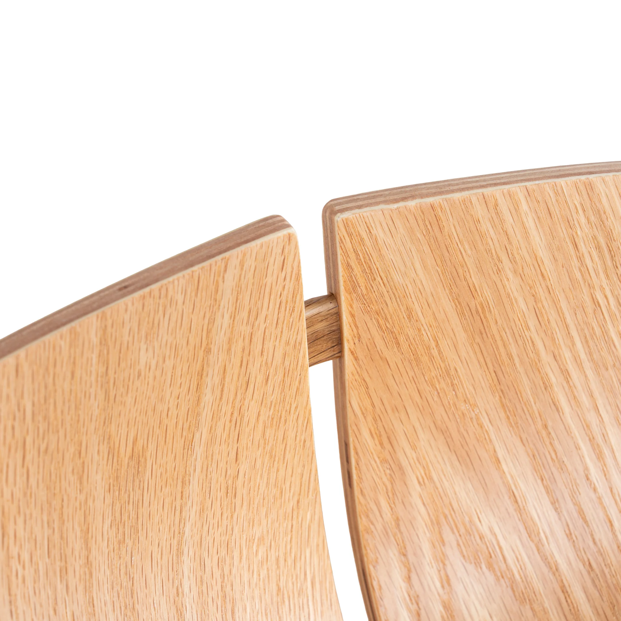 Breeze 65cm Matte White Bar Stool - Natural - Image 10