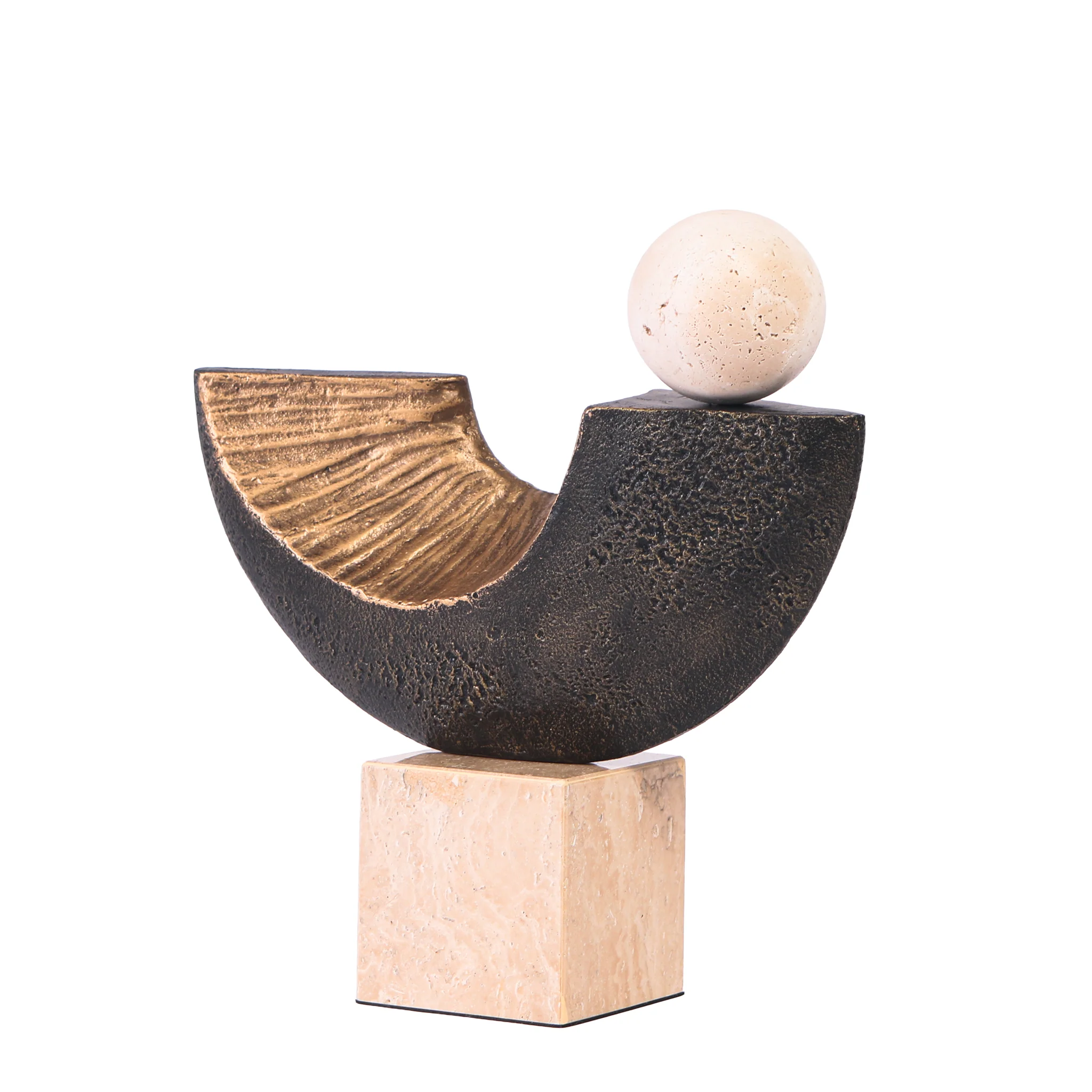 Bruni Balance Sculpture - Dark Bronze - Image 4