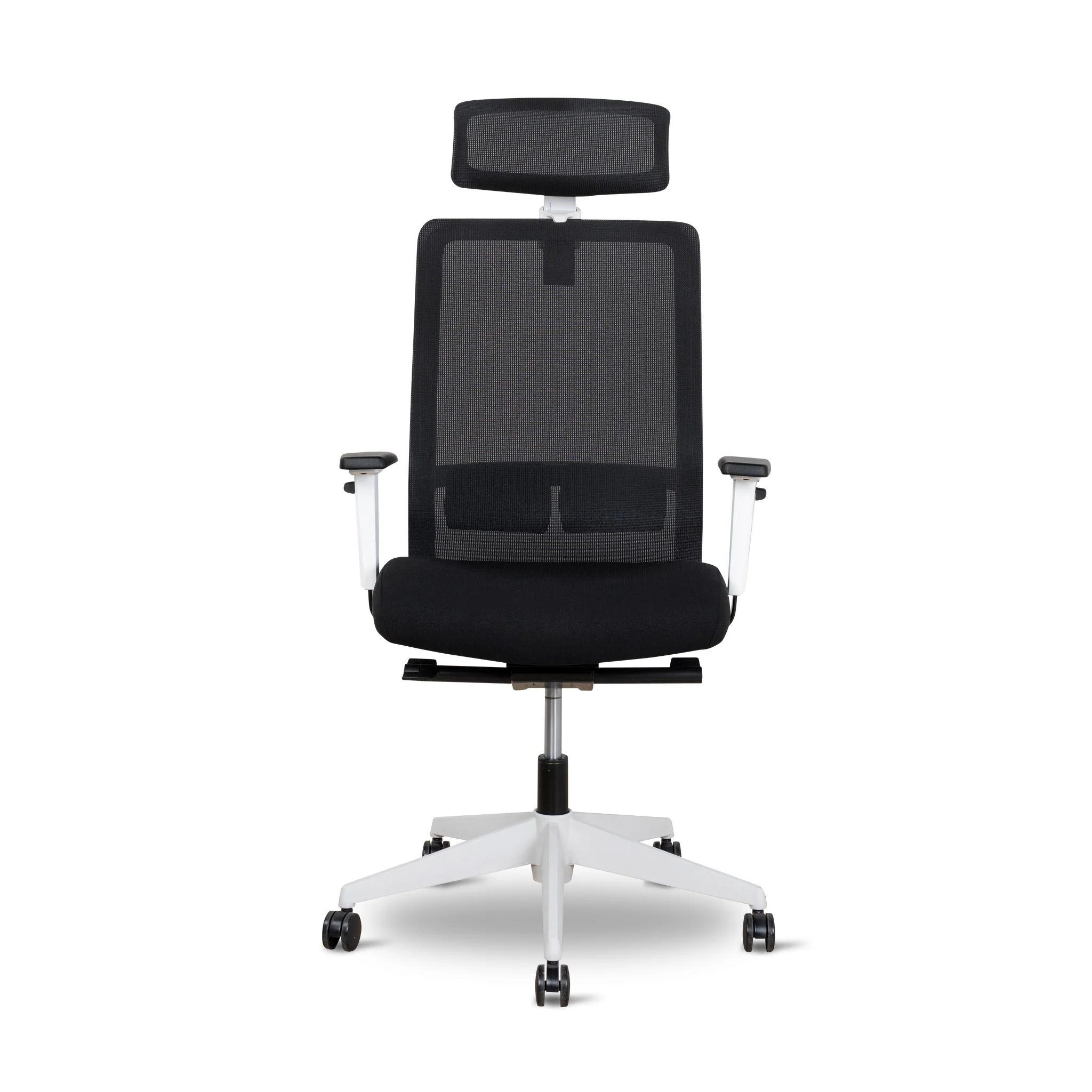 Bryce Mesh Ergonomic Office Chair with Headrest - Black - Image 2