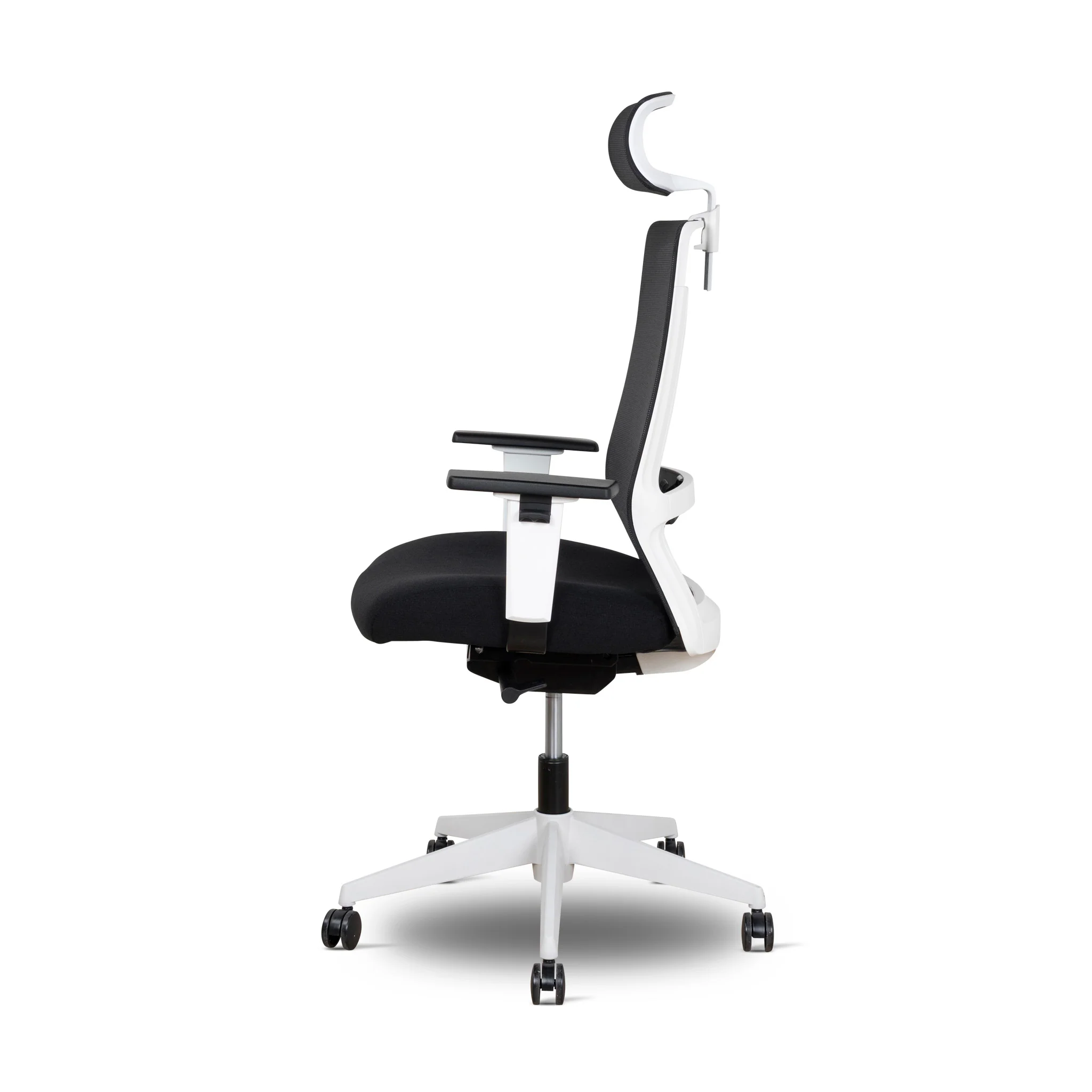 Bryce Mesh Ergonomic Office Chair with Headrest - Black - Image 3