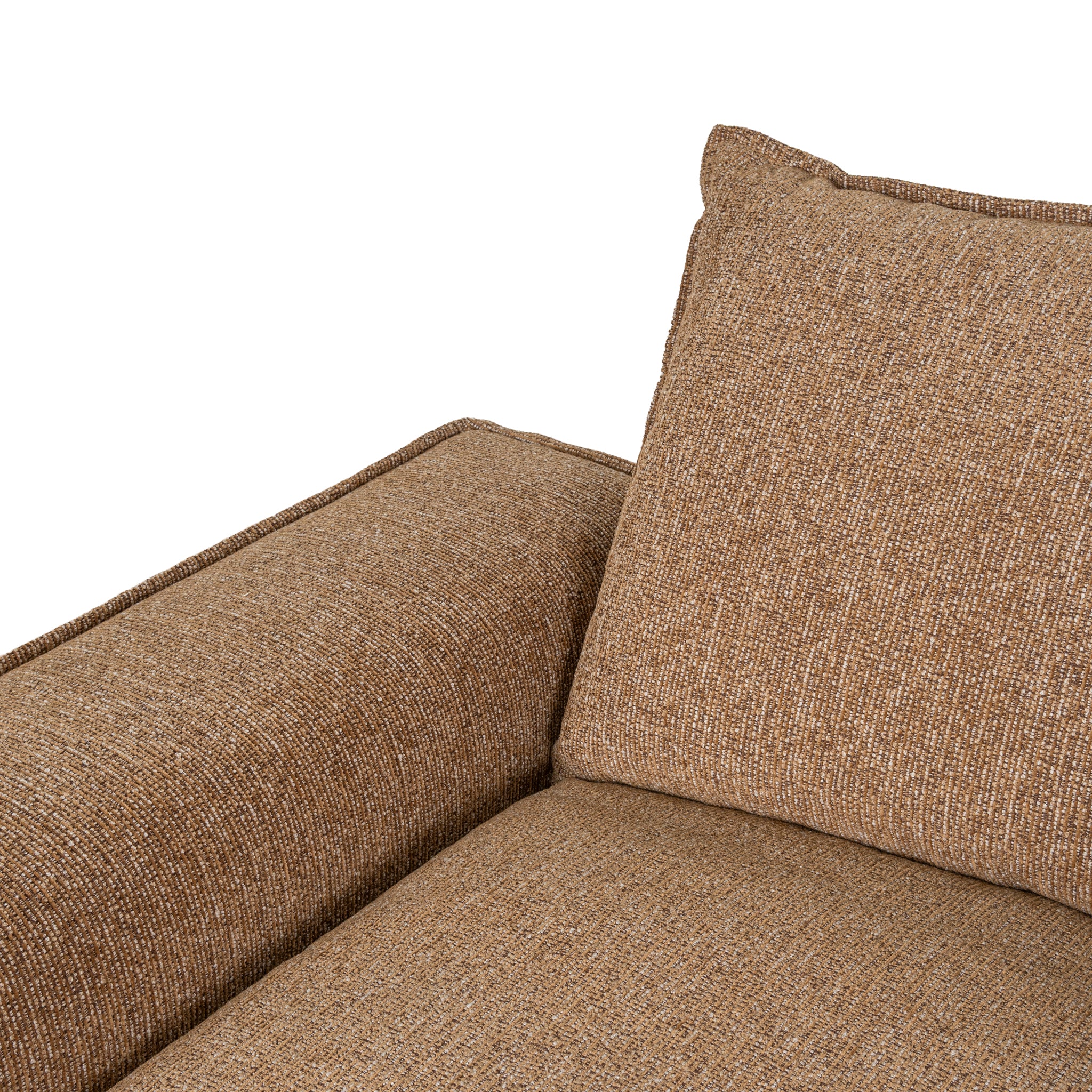Bucha 2 Seater Fabric Sofa - Almond Brown - Image 16