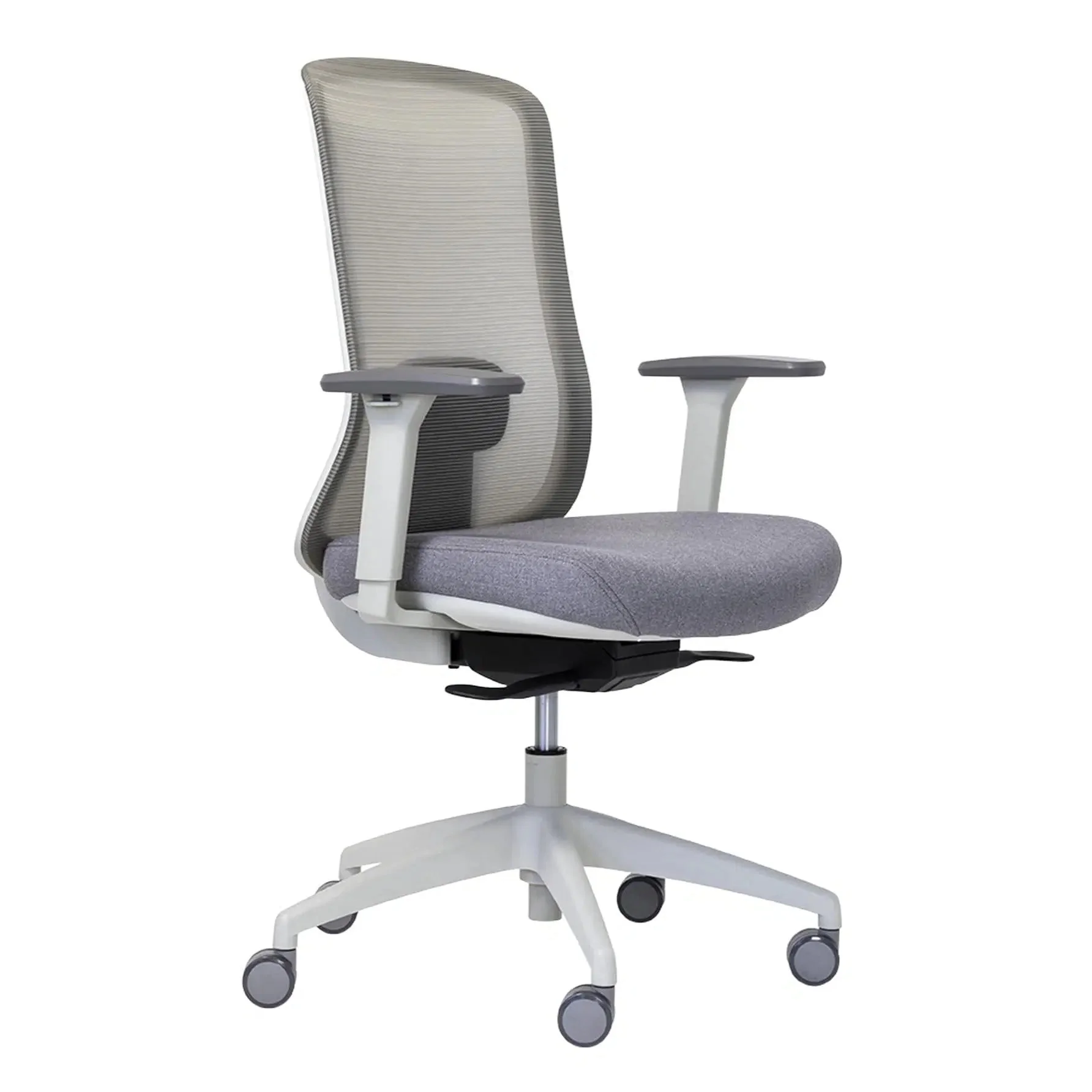 Buro Elan Mesh Ergonomic Office Chair - Light Grey - Image 5