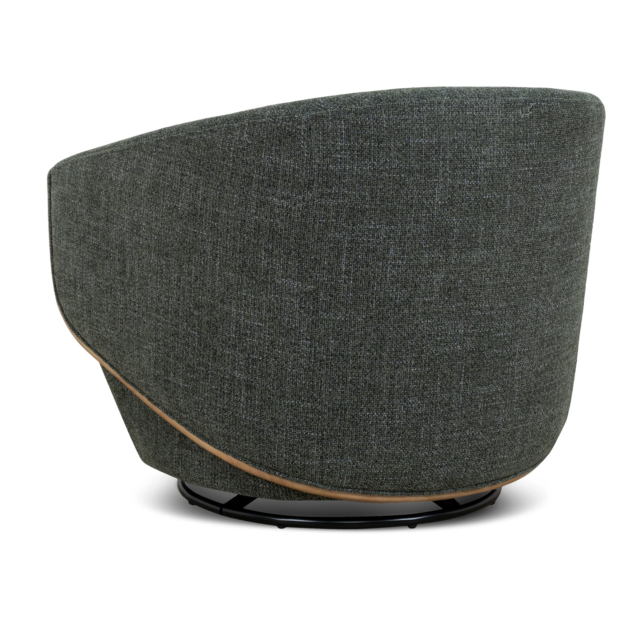 Camden Swivel Armchair - Moss Green - Image 4