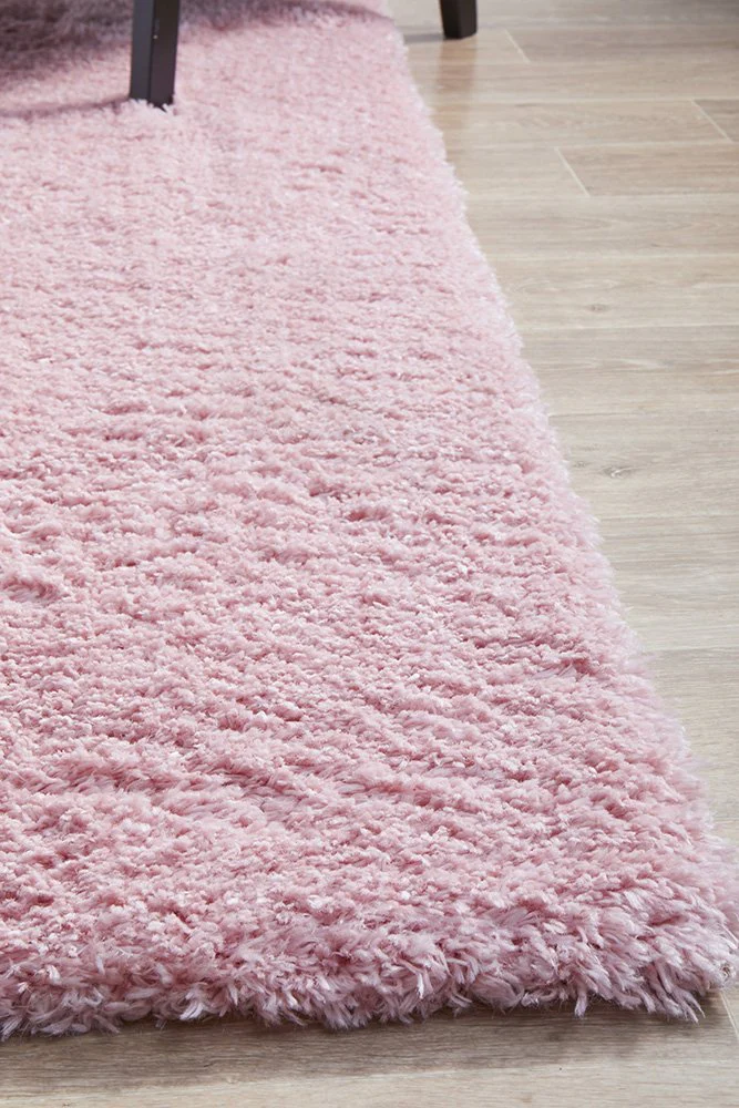 Cardi 150cm x 80cm Shaggy Power Loomed Rug - Pink - Image 4