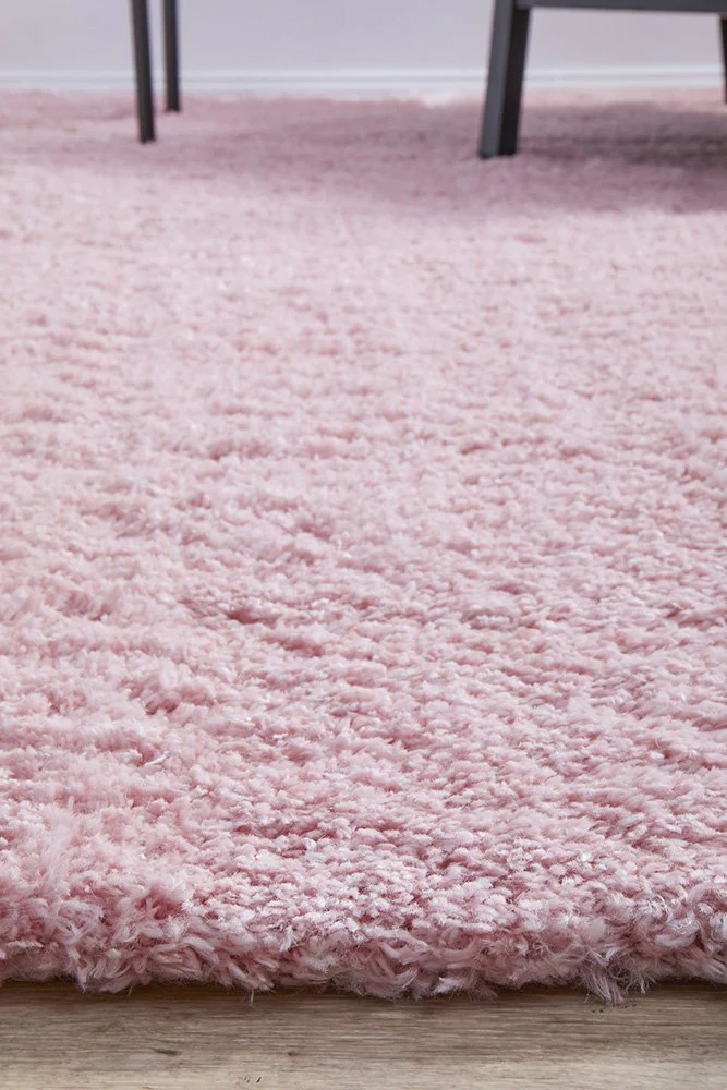 Cardi 150cm x 80cm Shaggy Power Loomed Rug - Pink - Image 5