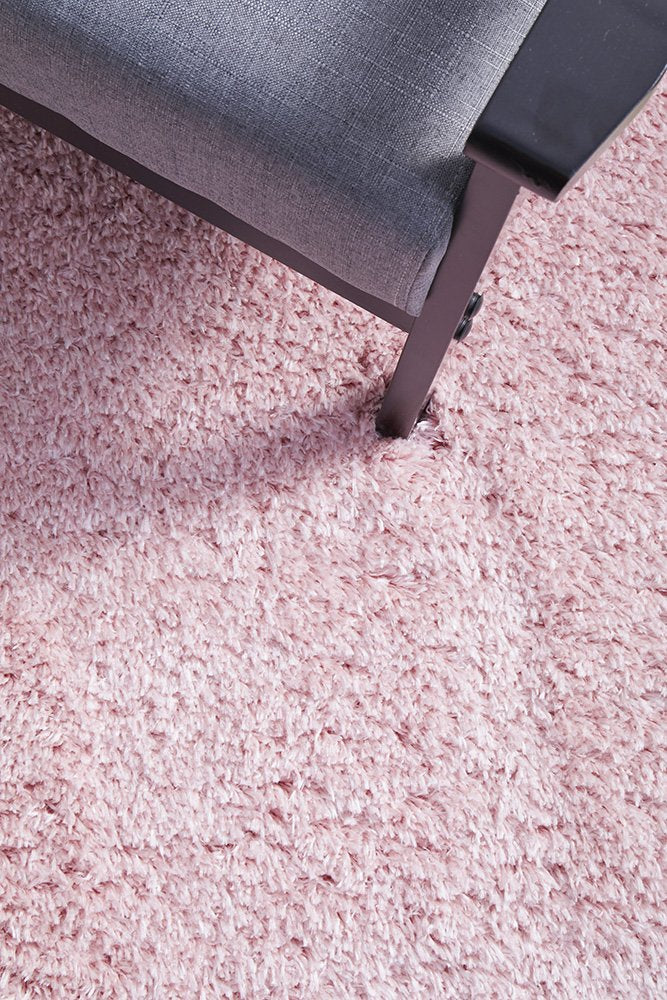 Cardi 150cm x 80cm Shaggy Power Loomed Rug - Pink - Image 7